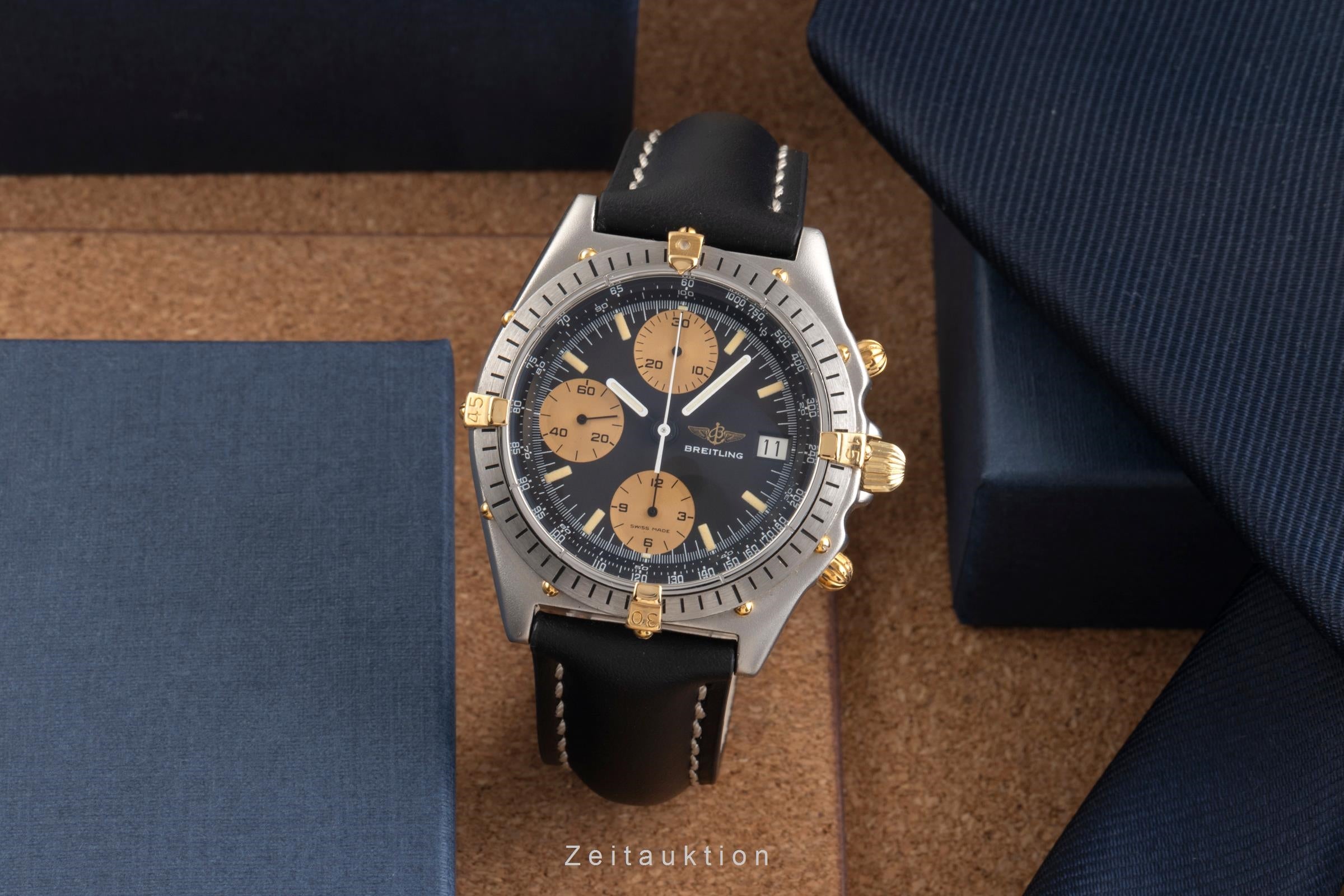 Breitling Chronomat Stahl / vergoldet Automatik Herrenuhr Ref. 81950 Klassiker [2502749]