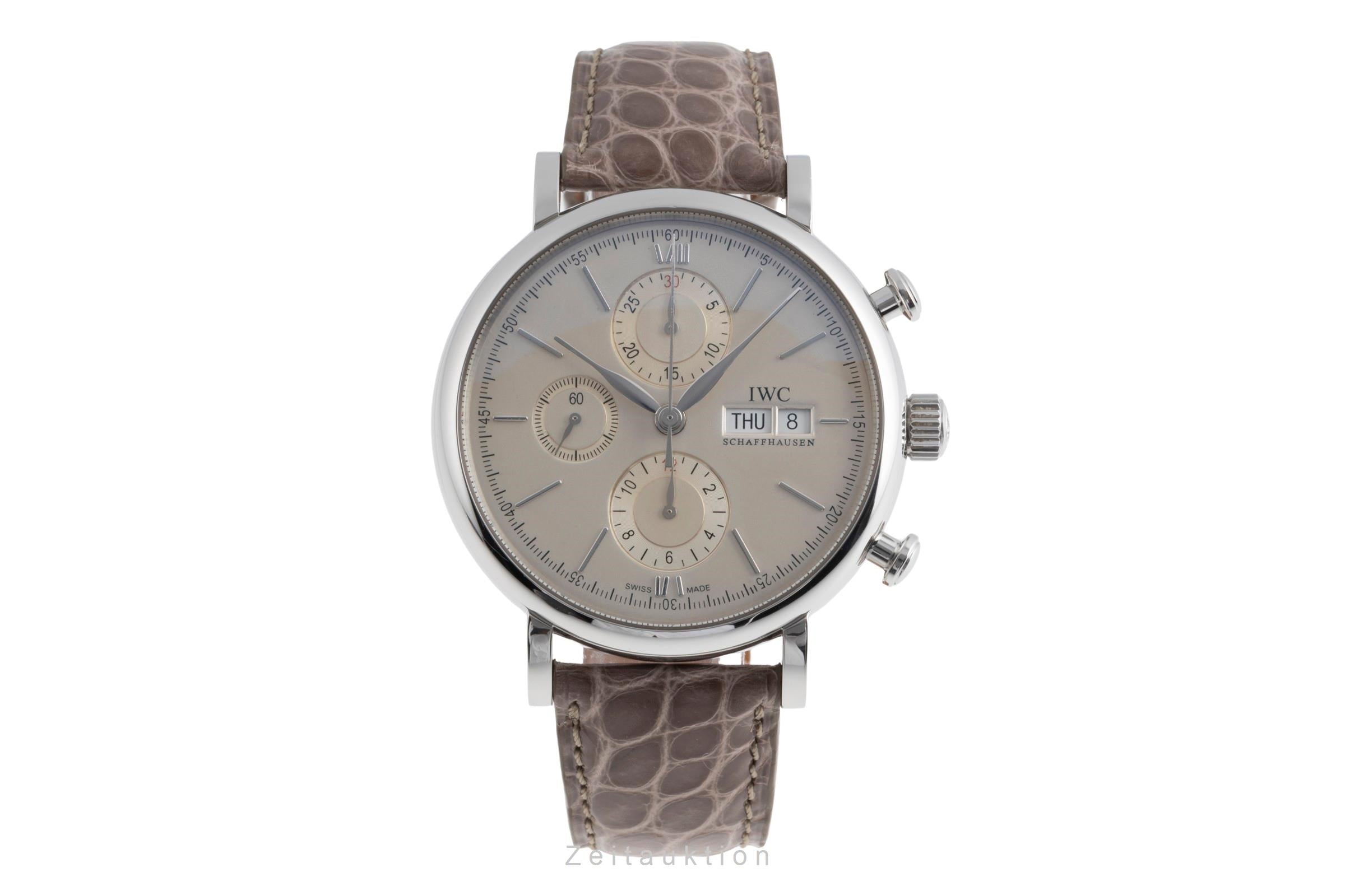 IWC Portofino chronograph steel automatic men's watch IW391007 LP: 7100EUR  [2502752]