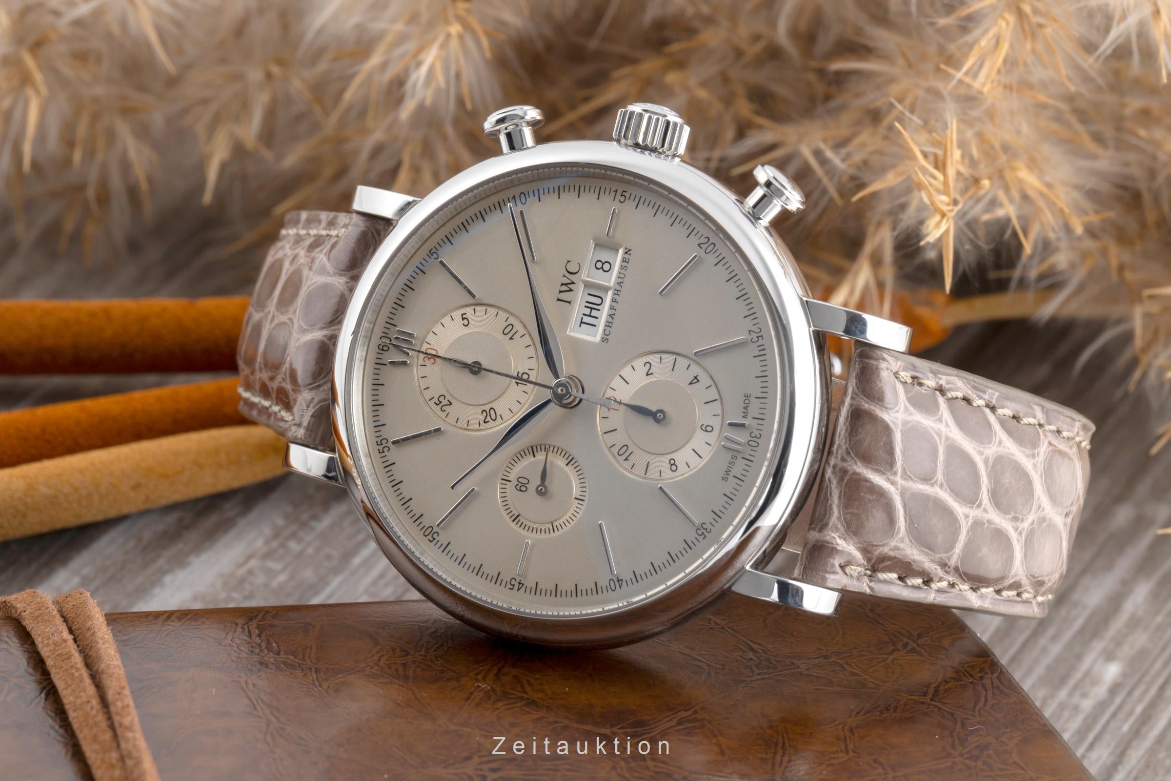 IWC Portofino chronograph steel automatic men's watch IW391007 LP: 7100EUR  [2502752]