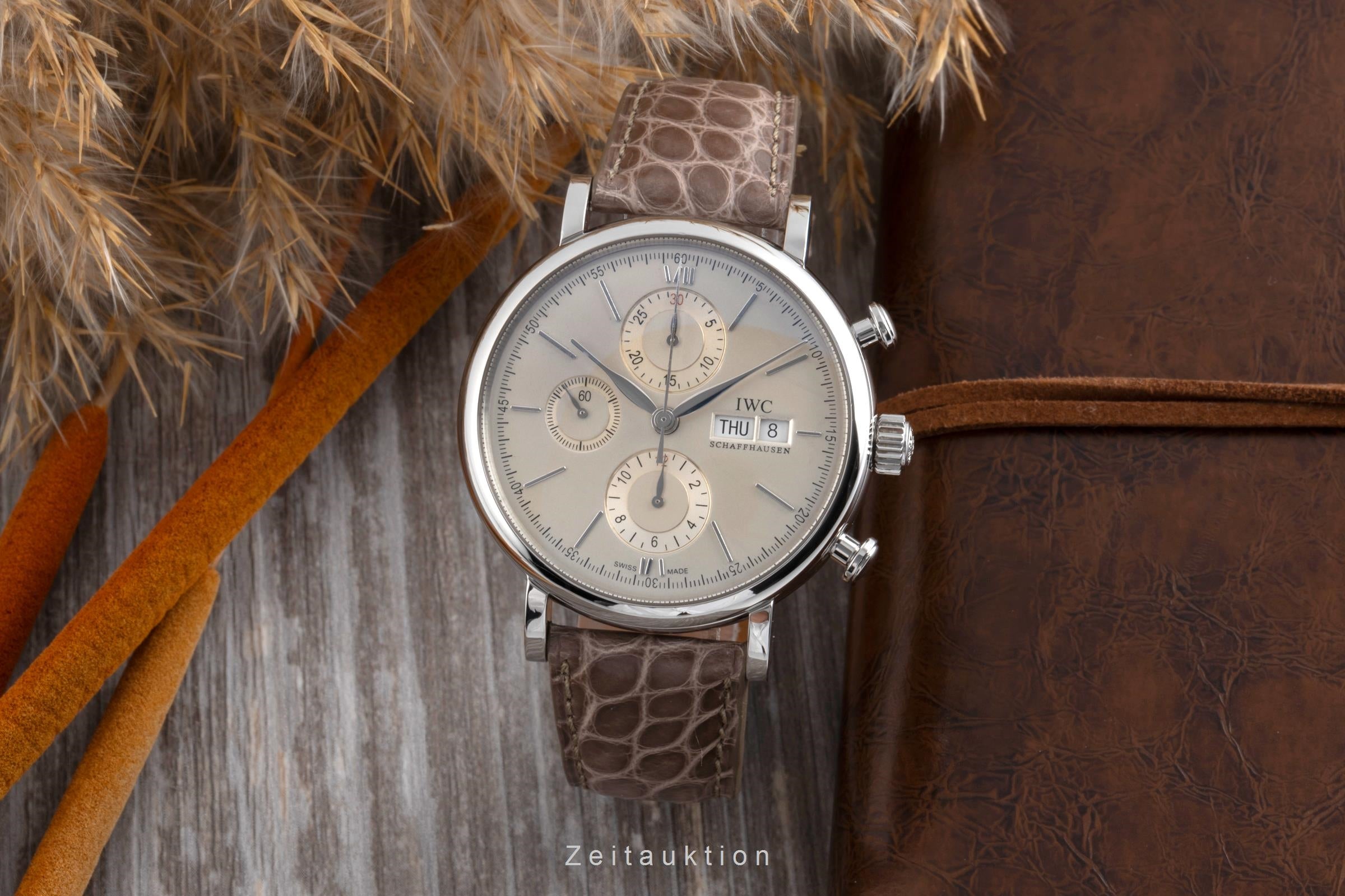 IWC Portofino chronograph steel automatic men's watch IW391007 LP: 7100EUR  [2502752]