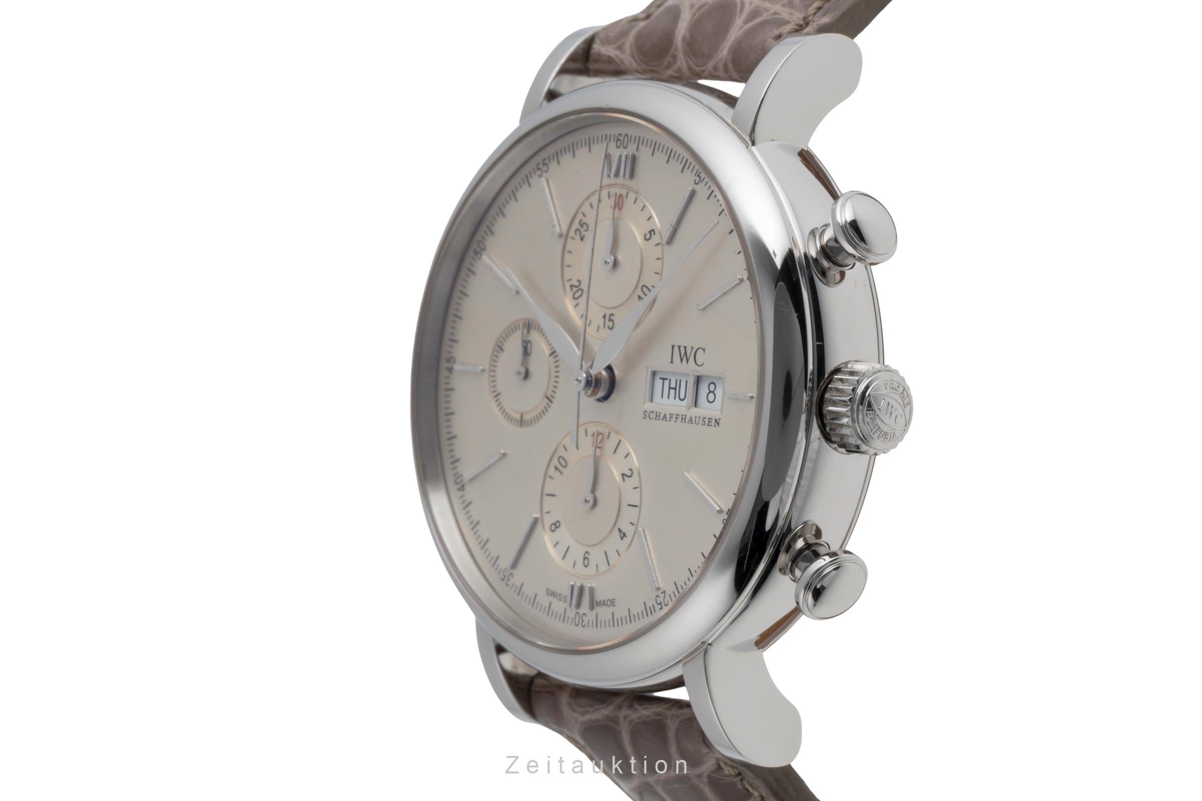 IWC Portofino chronograph steel automatic men's watch IW391007 LP: 7100EUR  [2502752]