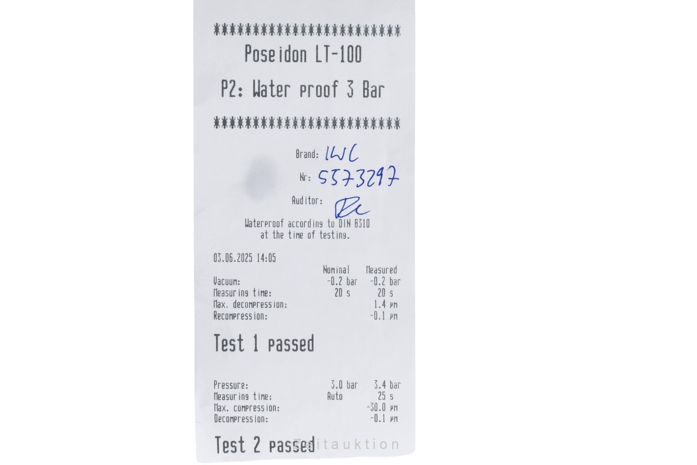 IWC Portofino chronograph steel automatic men's watch IW391007 LP: 7100EUR  [2502752]