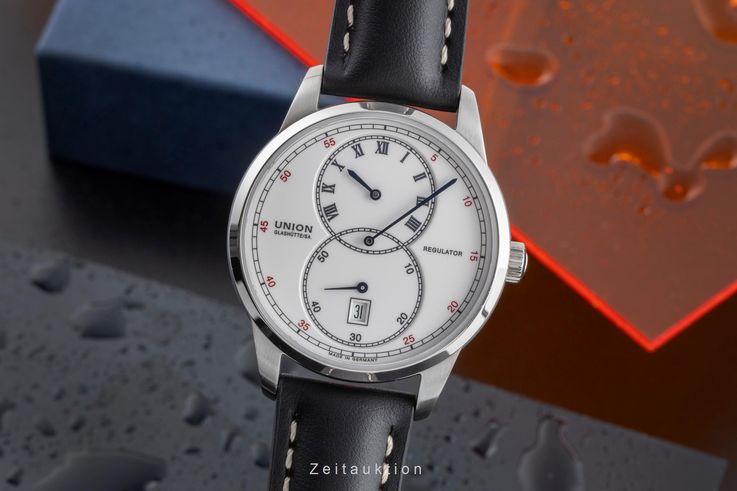 Union Glashütte Tradition Regulator acero automático reloj para caballeros D007.445.A  [2502760]