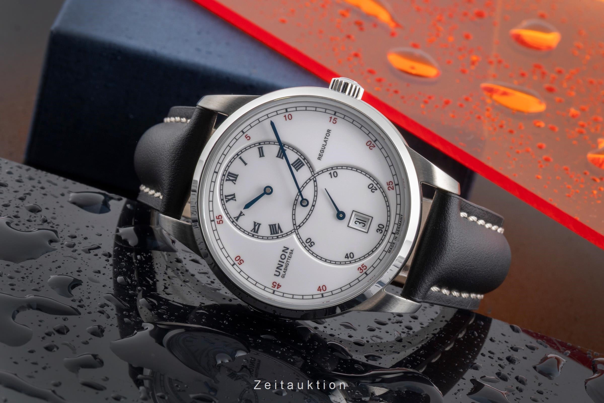 Union Glashütte Tradition Regulator acero automático reloj para caballeros D007.445.A  [2502760]