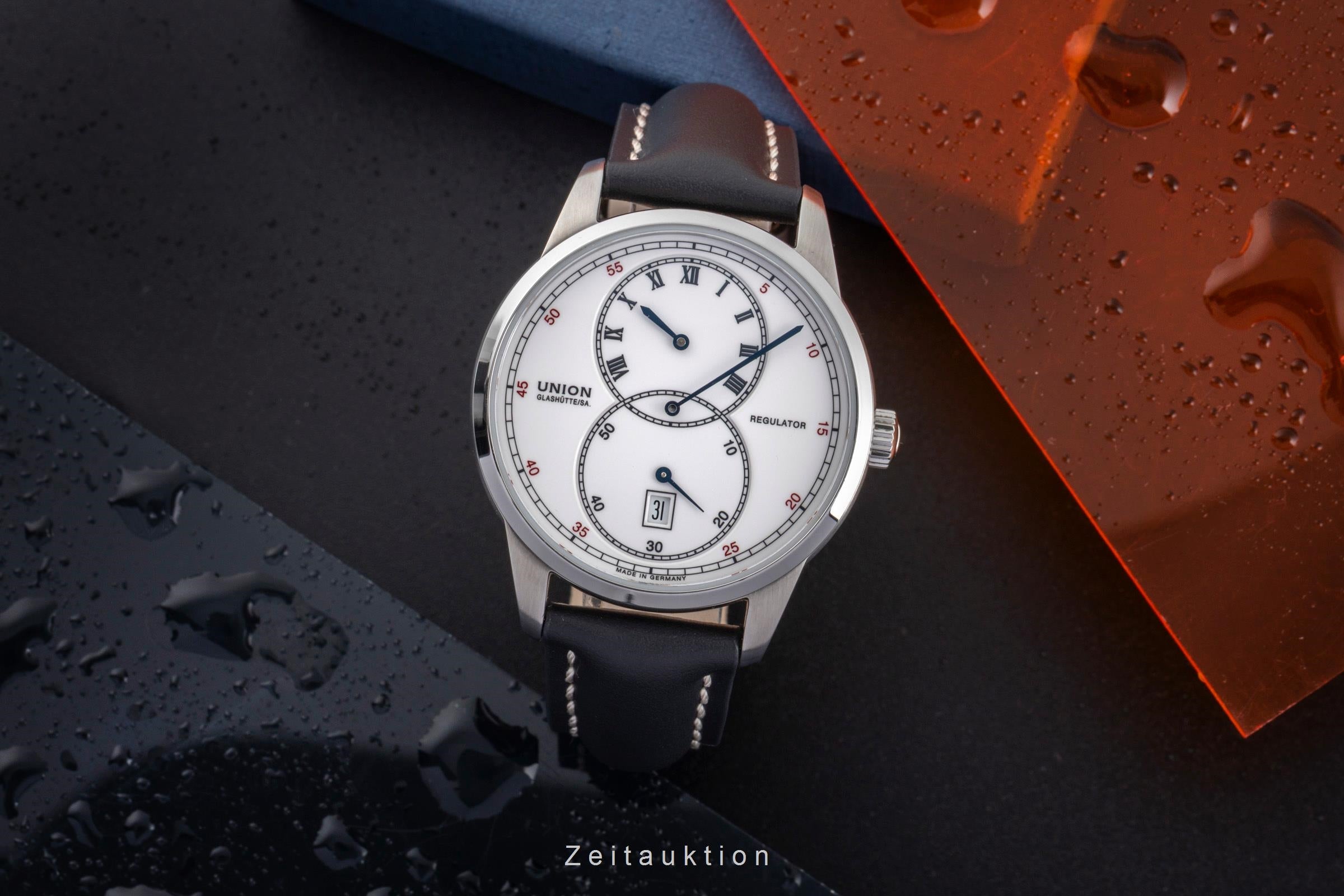 Union Glashütte Tradition Regulator acero automático reloj para caballeros D007.445.A  [2502760]