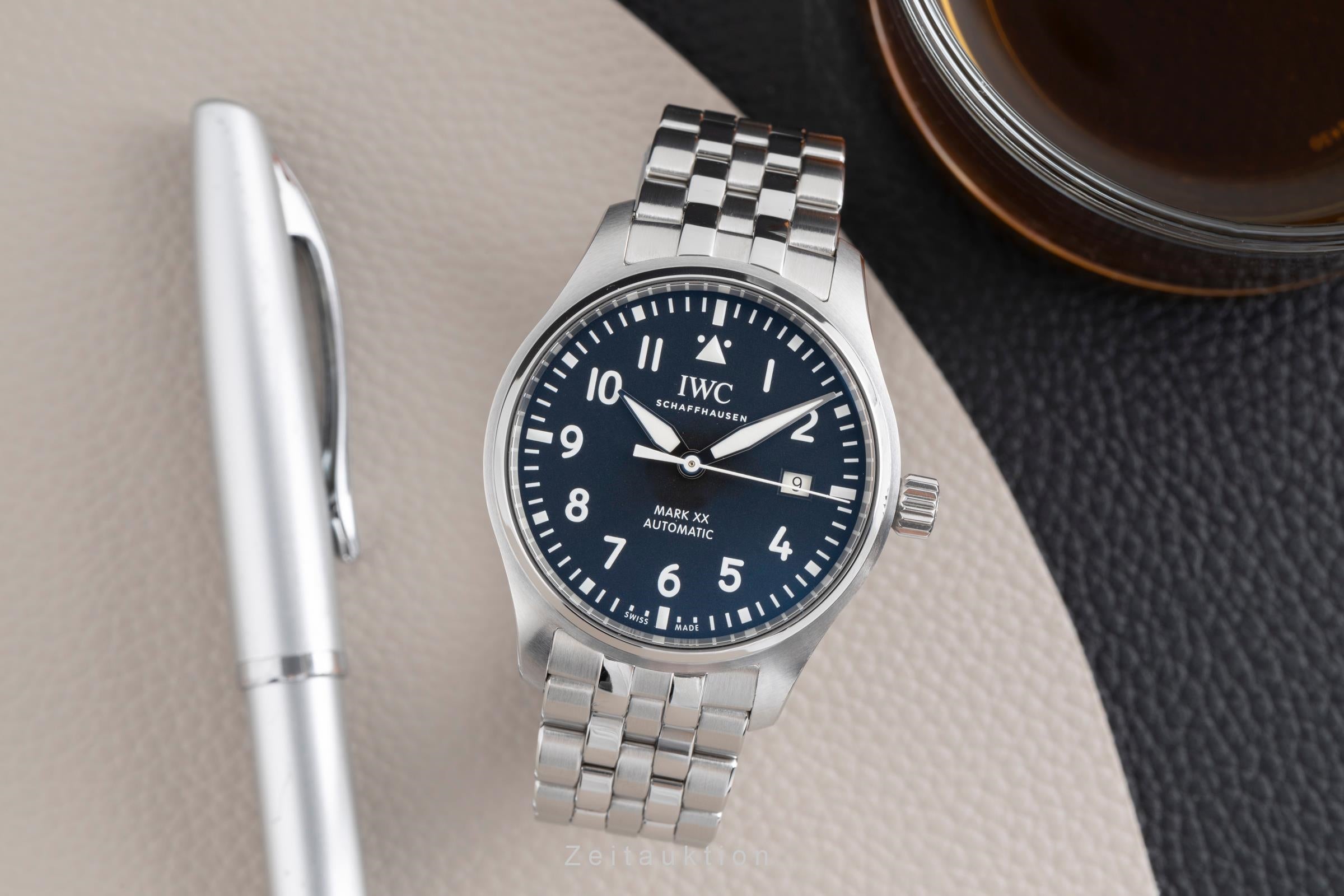 IWC Pilot acero automático reloj para caballeros IW328201 LP: 6700EUR  [2502762]