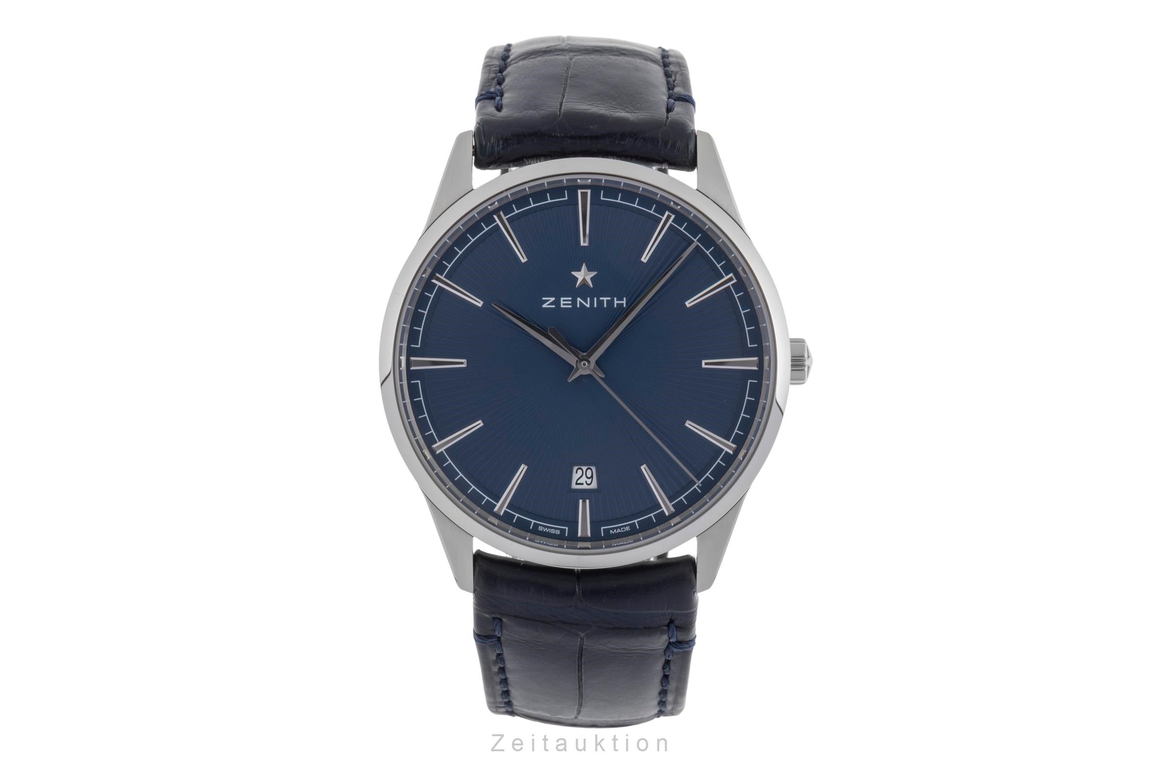 Zenith Elite steel automatic men's watch 3.3100.670/02.C922 LP: 6400EUR  [2502765]