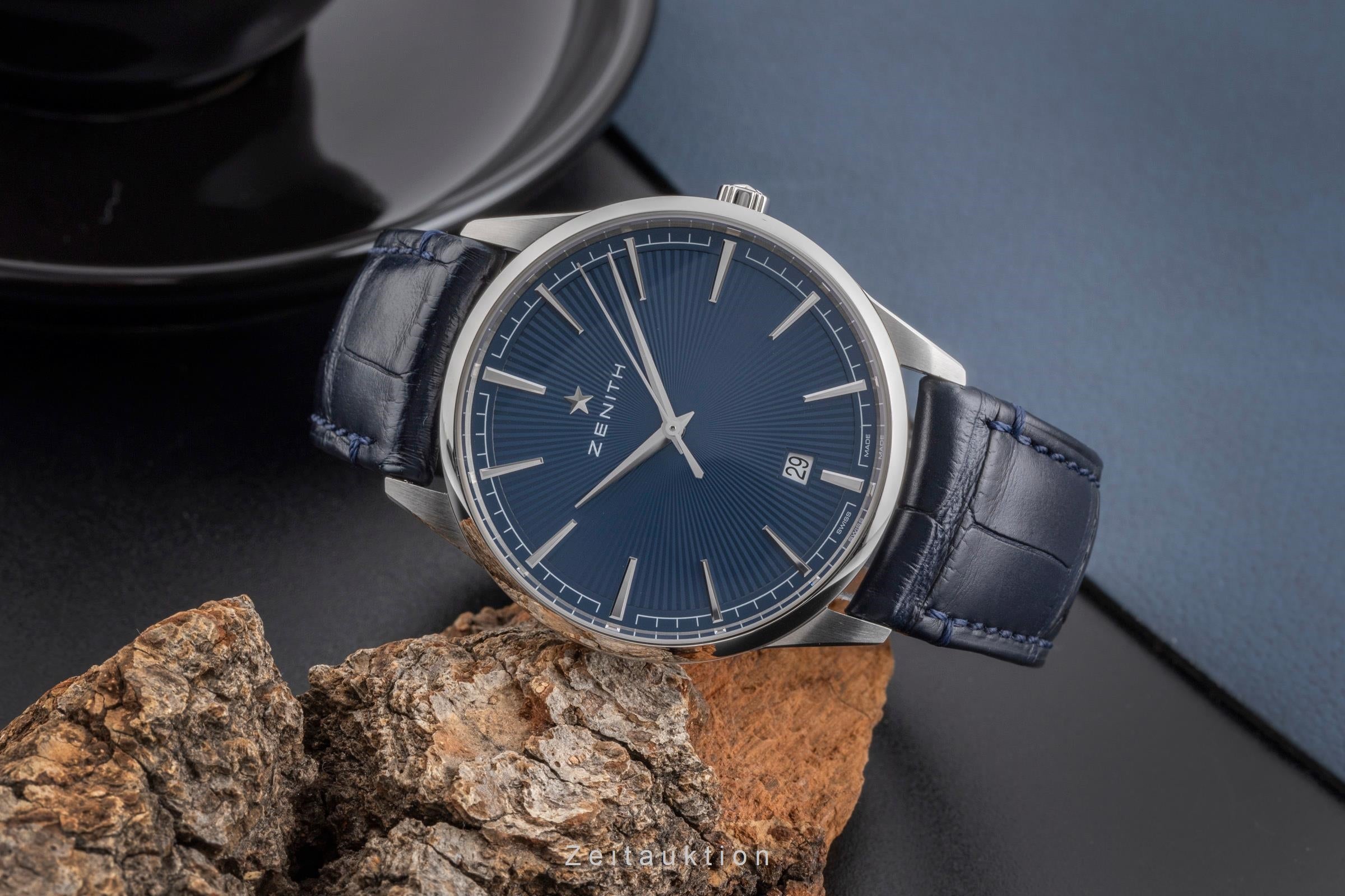 Zenith Elite steel automatic men's watch 3.3100.670/02.C922 LP: 6400EUR  [2502765]