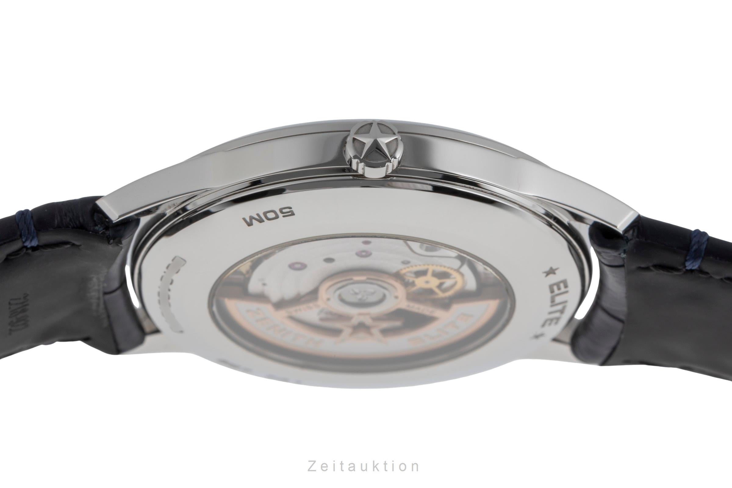 Zenith Elite steel automatic men's watch 3.3100.670/02.C922 LP: 6400EUR  [2502765]