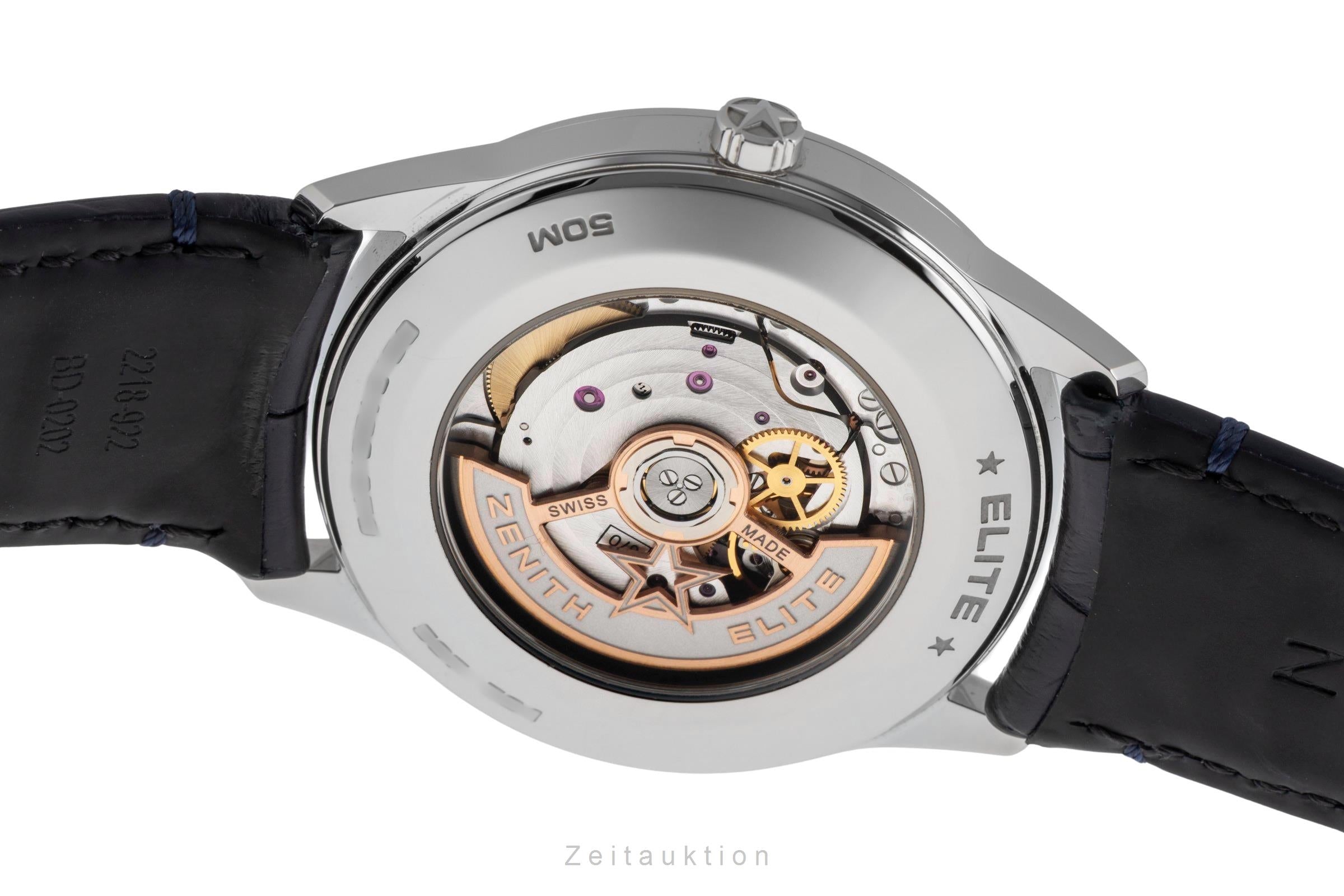 Zenith Elite steel automatic men's watch 3.3100.670/02.C922 LP: 6400EUR  [2502765]