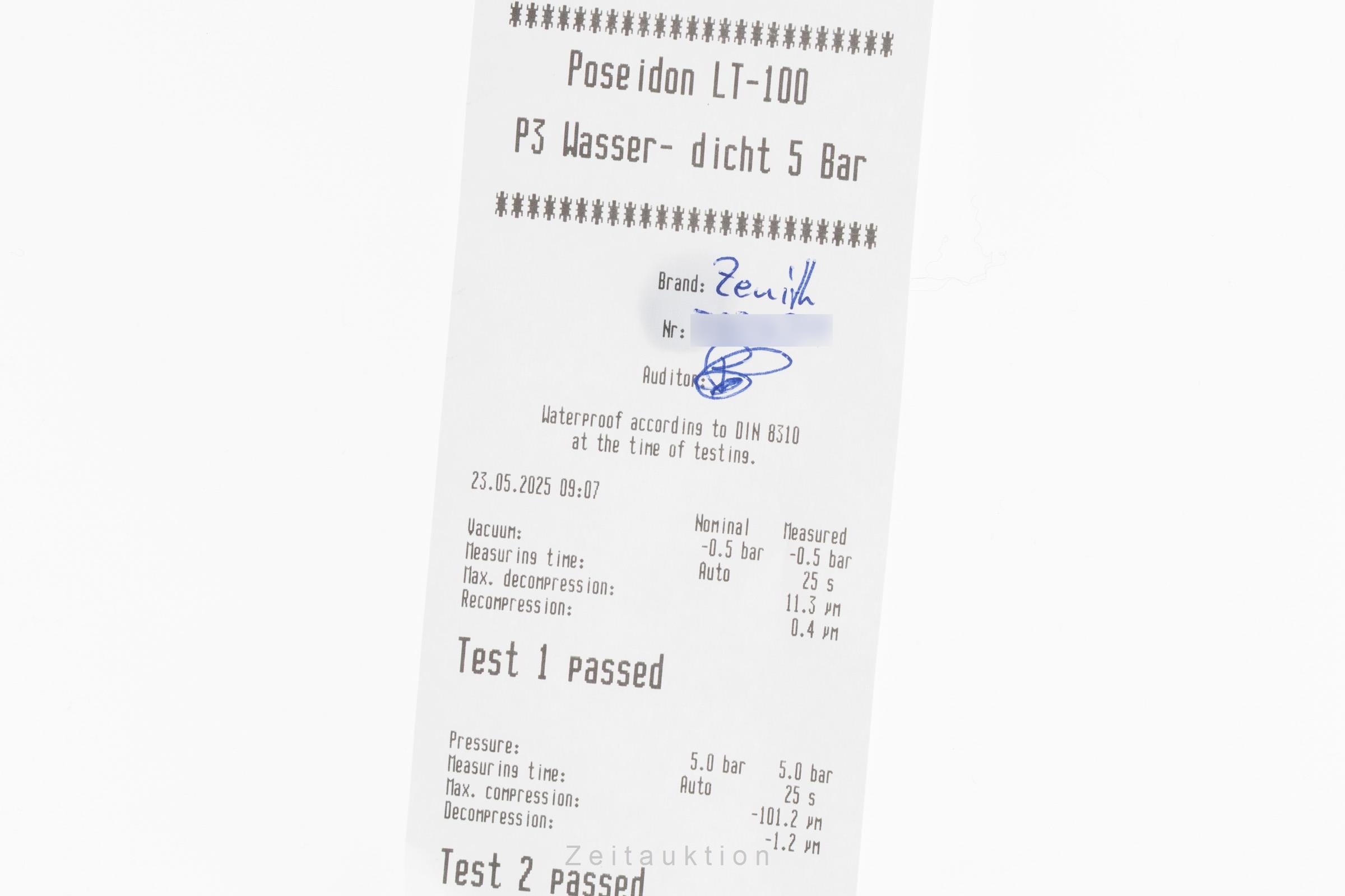 Zenith Elite steel automatic men's watch 3.3100.670/02.C922 LP: 6400EUR  [2502765]