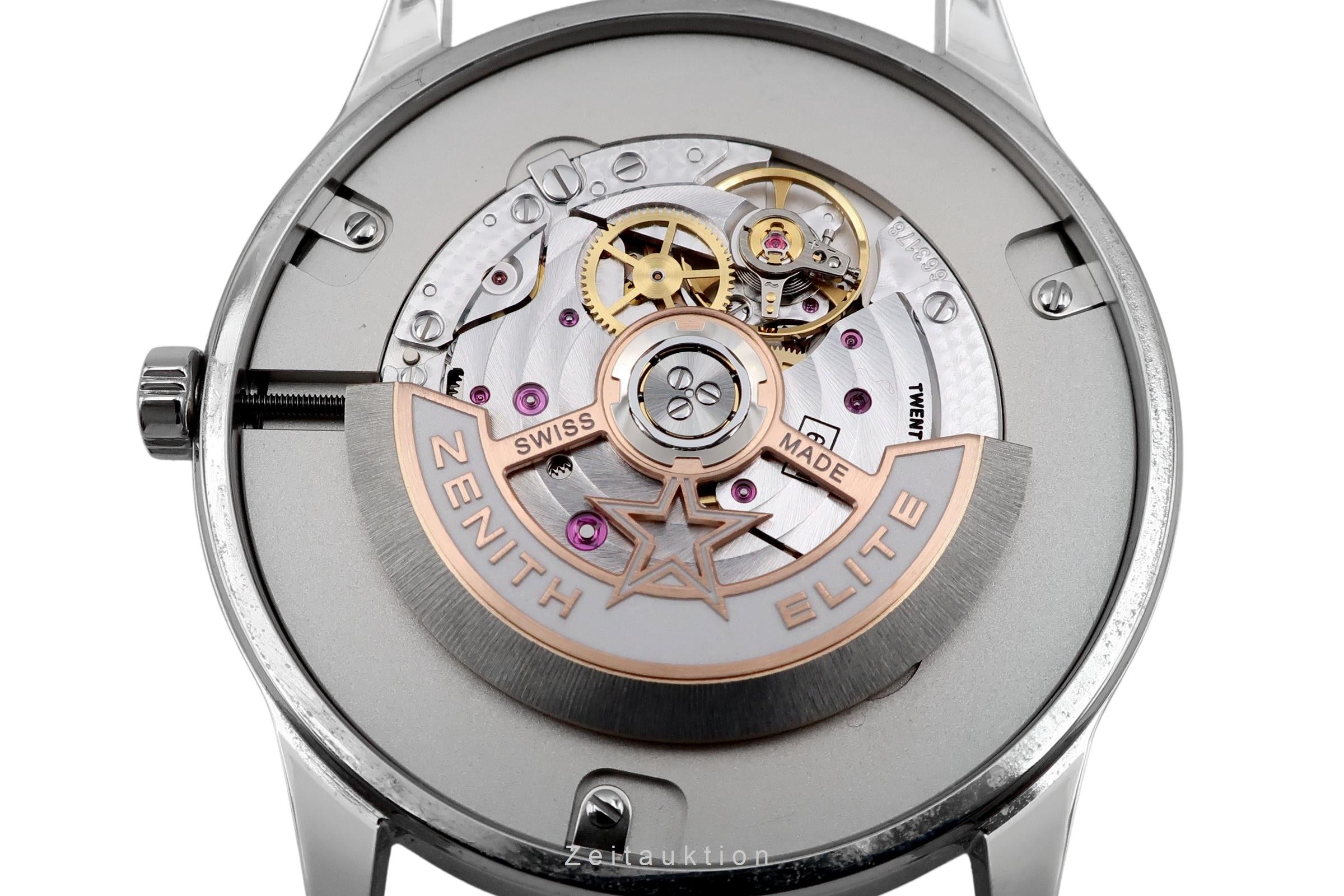 Zenith Elite steel automatic men's watch 3.3100.670/02.C922 LP: 6400EUR  [2502765]