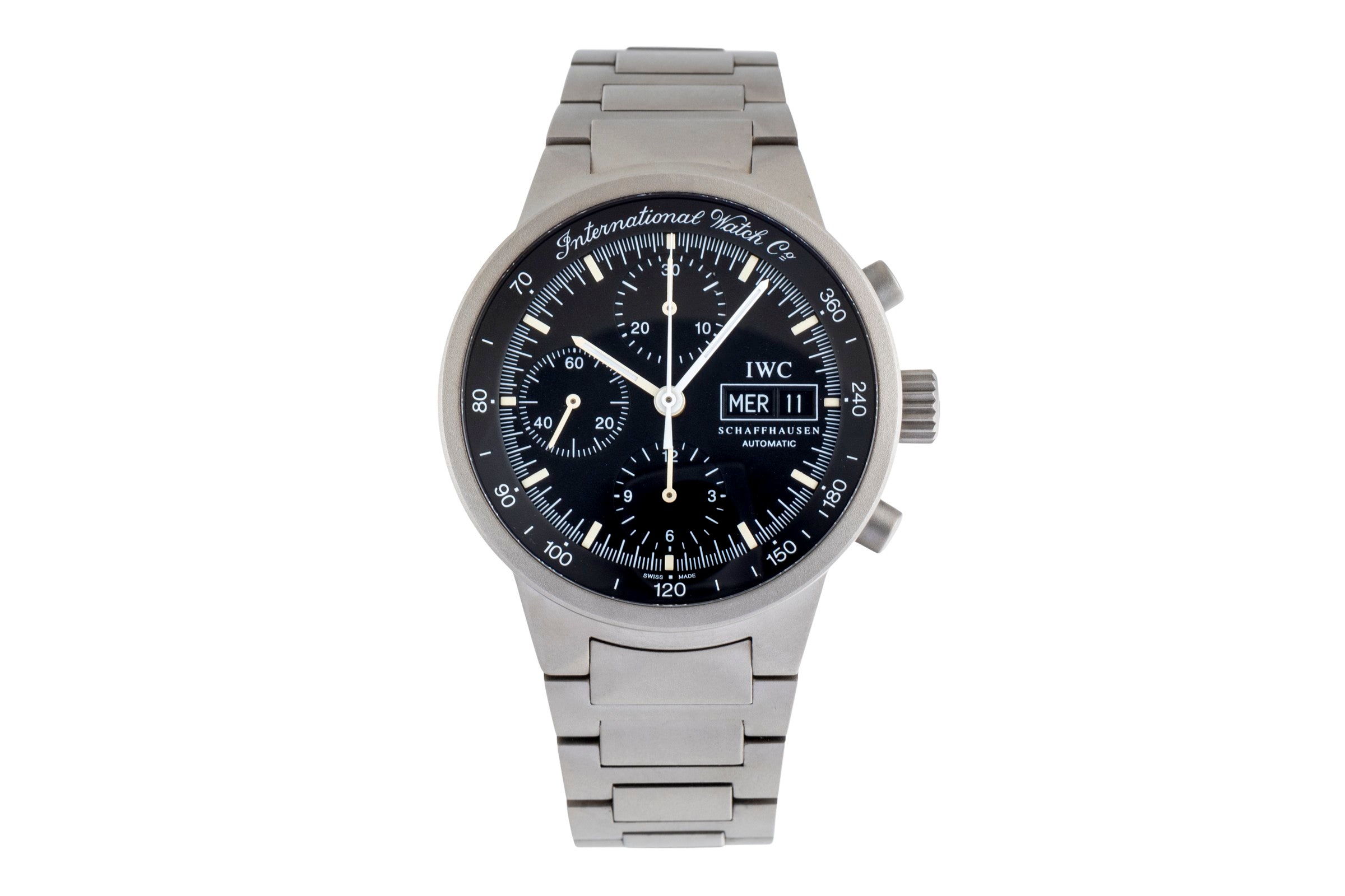IWC GST cronografo titanio automatismo orologio da uomo IW370704  [2502772]