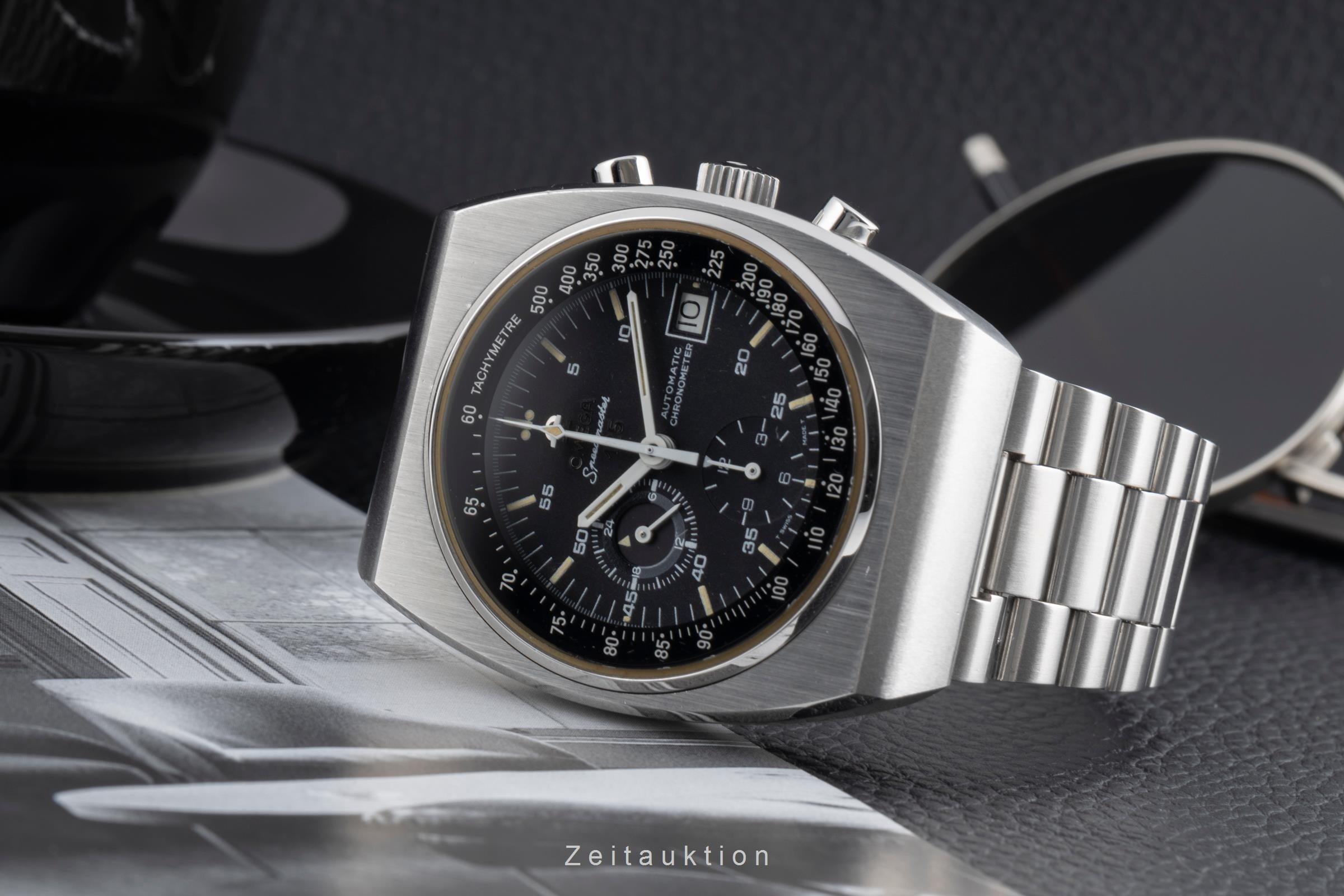 Omega Speedmaster chronograph steel automatic men's watch 378.0801 Vintage  [2502776]