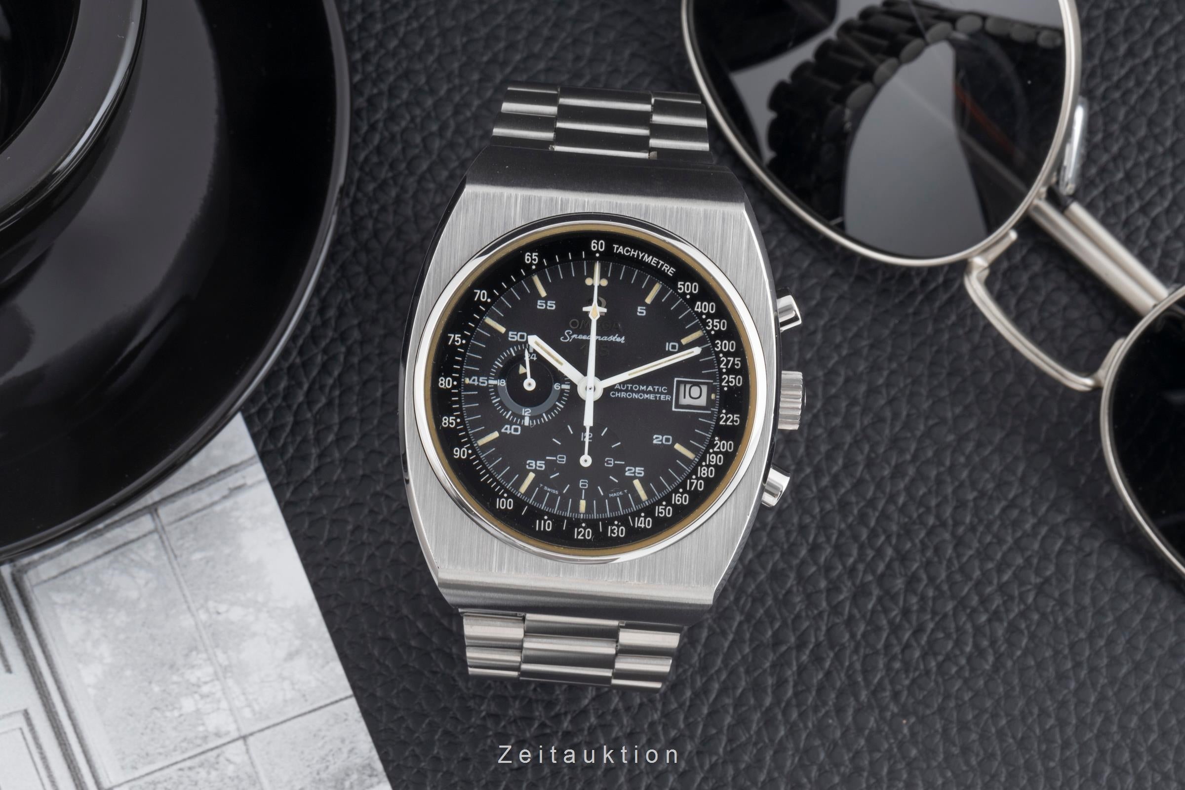 Omega Speedmaster chronograph steel automatic men's watch 378.0801 Vintage  [2502776]