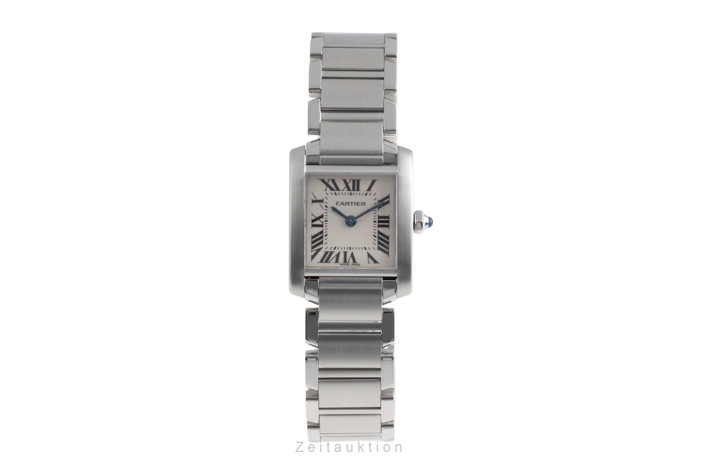 Cartier Tank Francaise Lady Stahl Damenuhr Ref. W51008Q3  [2502779]