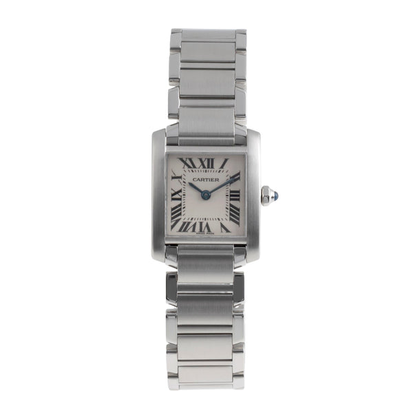 Cartier Tank Francaise Lady Stahl Damenuhr Ref. W51008Q3  [2502779]