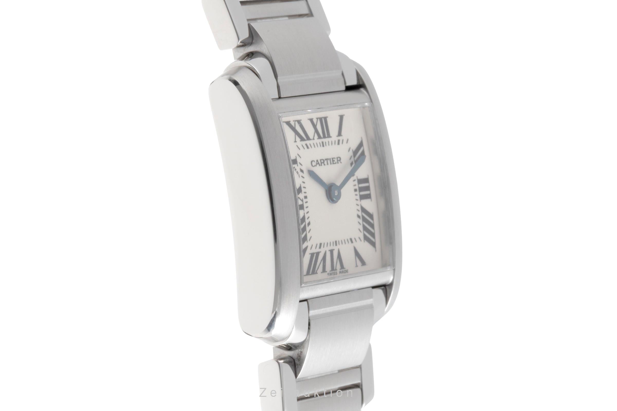 Cartier Tank Francaise Lady Stahl Damenuhr Ref. W51008Q3  [2502779]