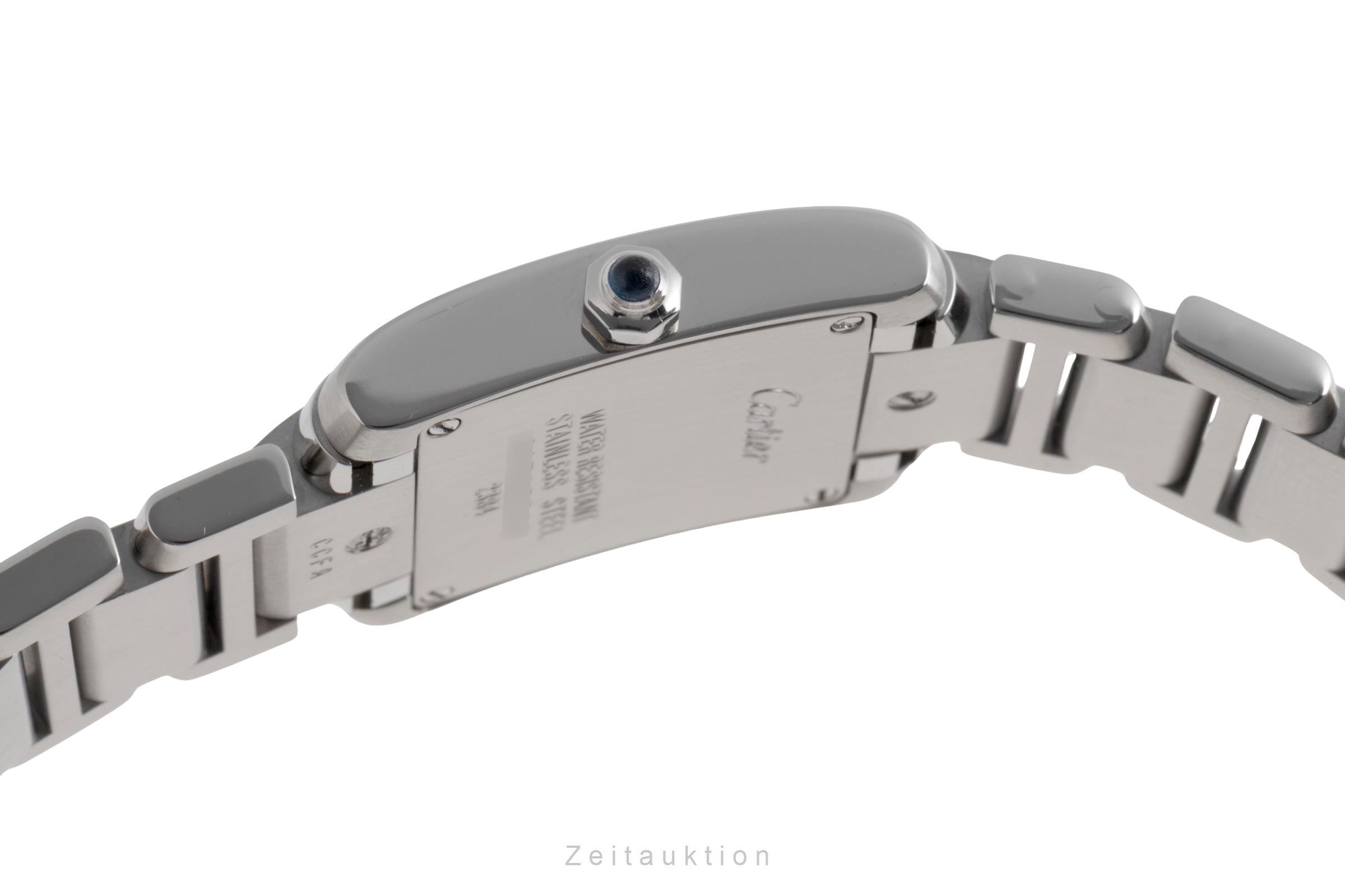 Cartier Tank Francaise Lady Stahl Damenuhr Ref. W51008Q3  [2502779]