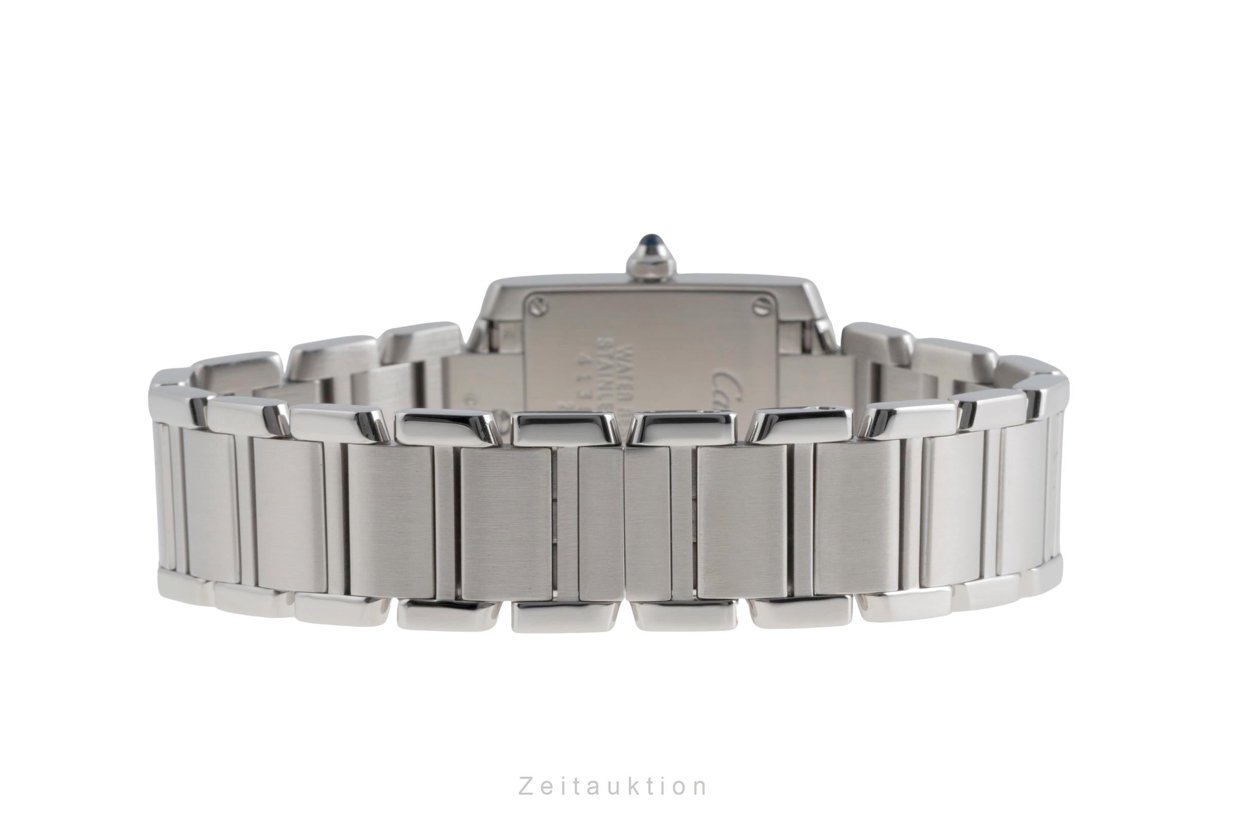 Cartier Tank Francaise Lady Stahl Damenuhr Ref. W51008Q3  [2502779]