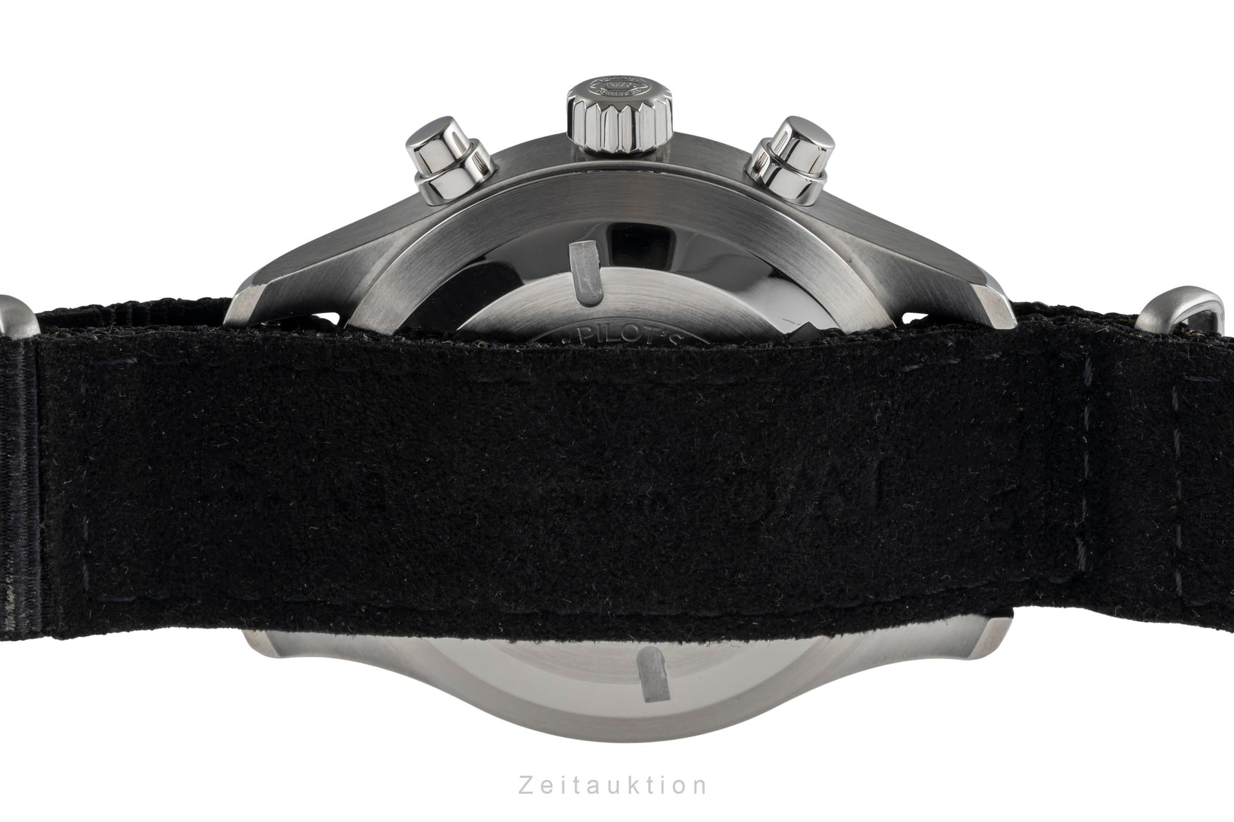 IWC Fliegerchronograph acier automatique montre pour hommes IW377709 LP: 7300EUR  [2502782]