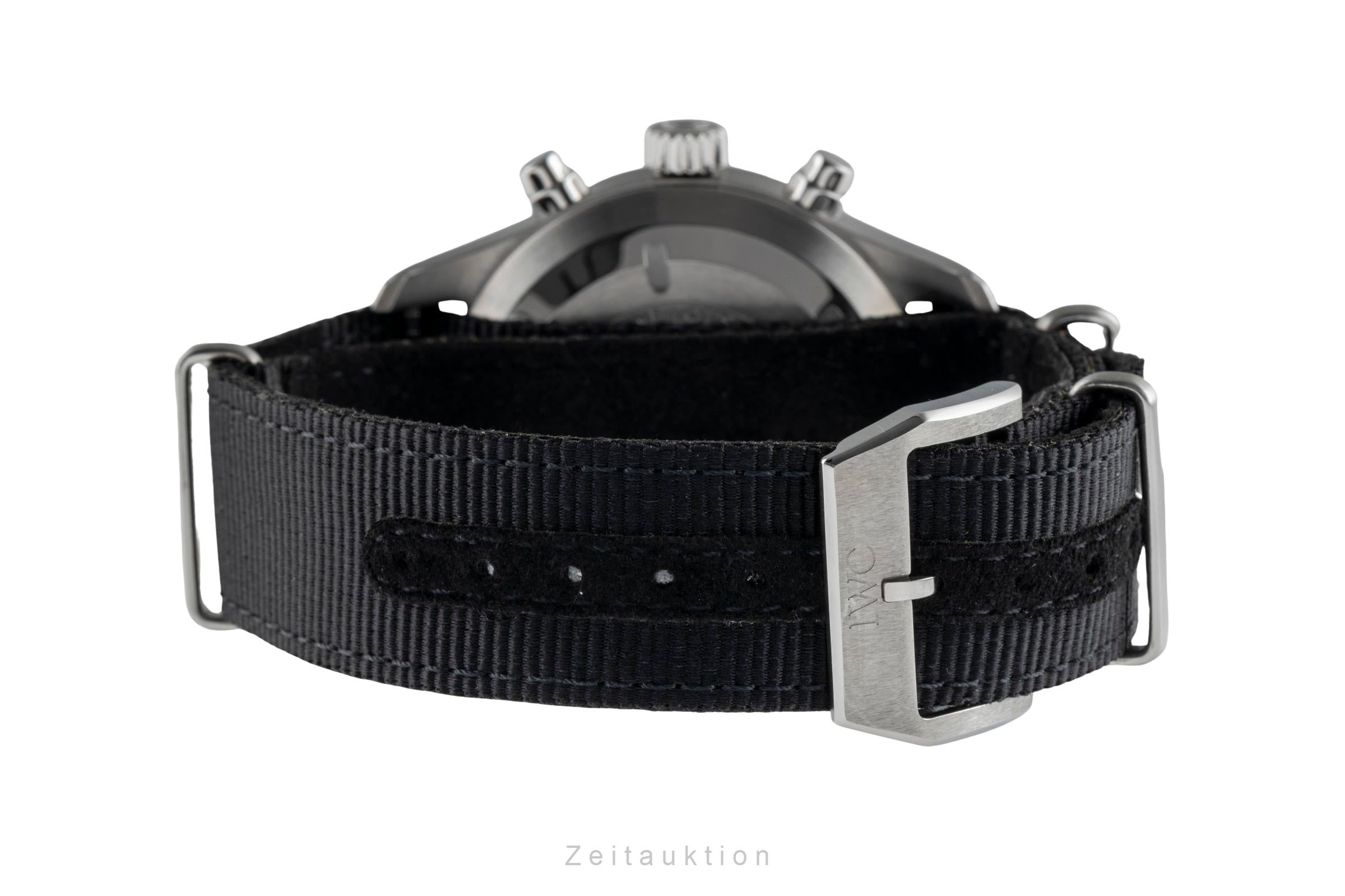 IWC Fliegerchronograph acier automatique montre pour hommes IW377709 LP: 7300EUR  [2502782]