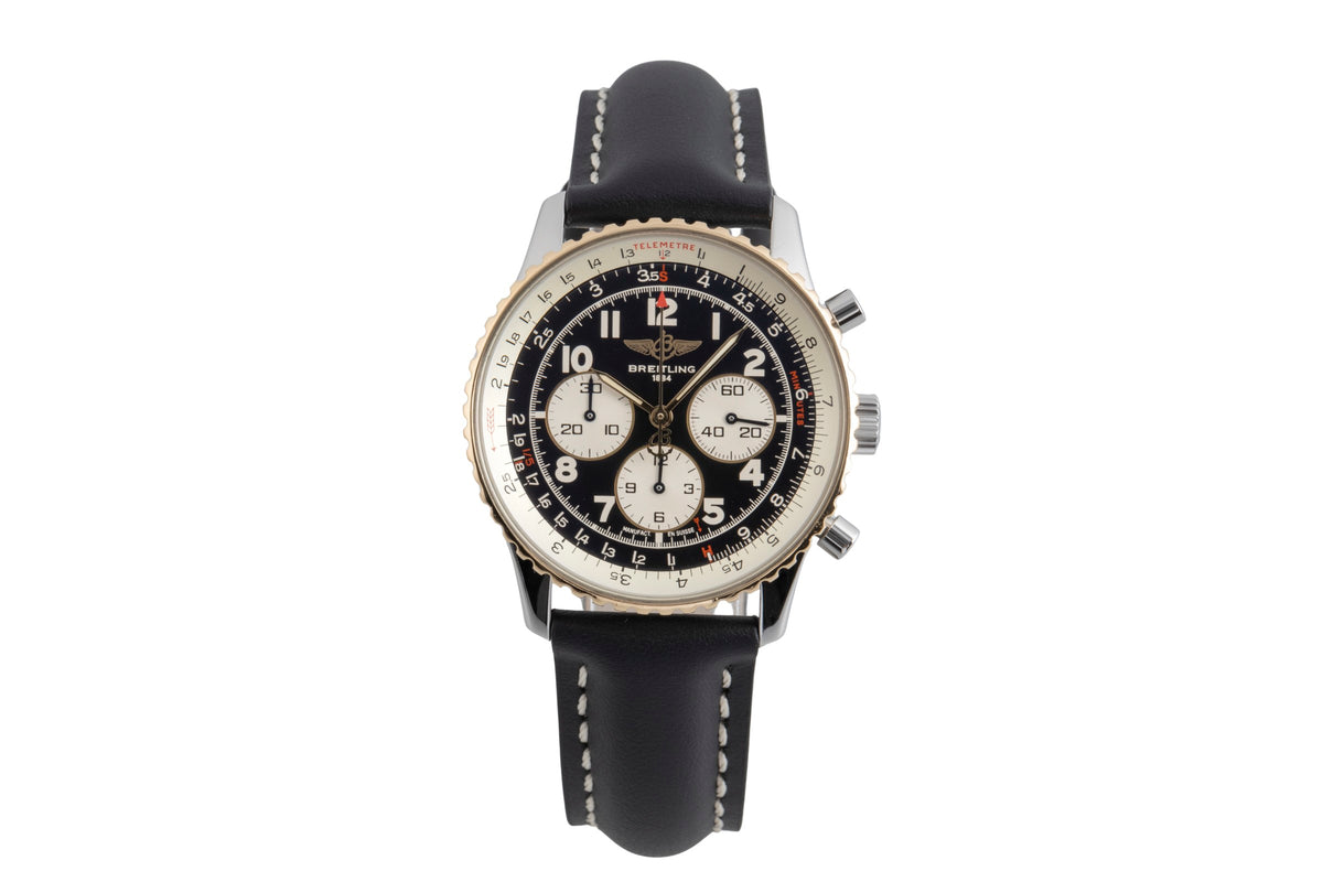 Breitling Navitimer chronograph steel / gold automatic men's watch D30022  [2502783]