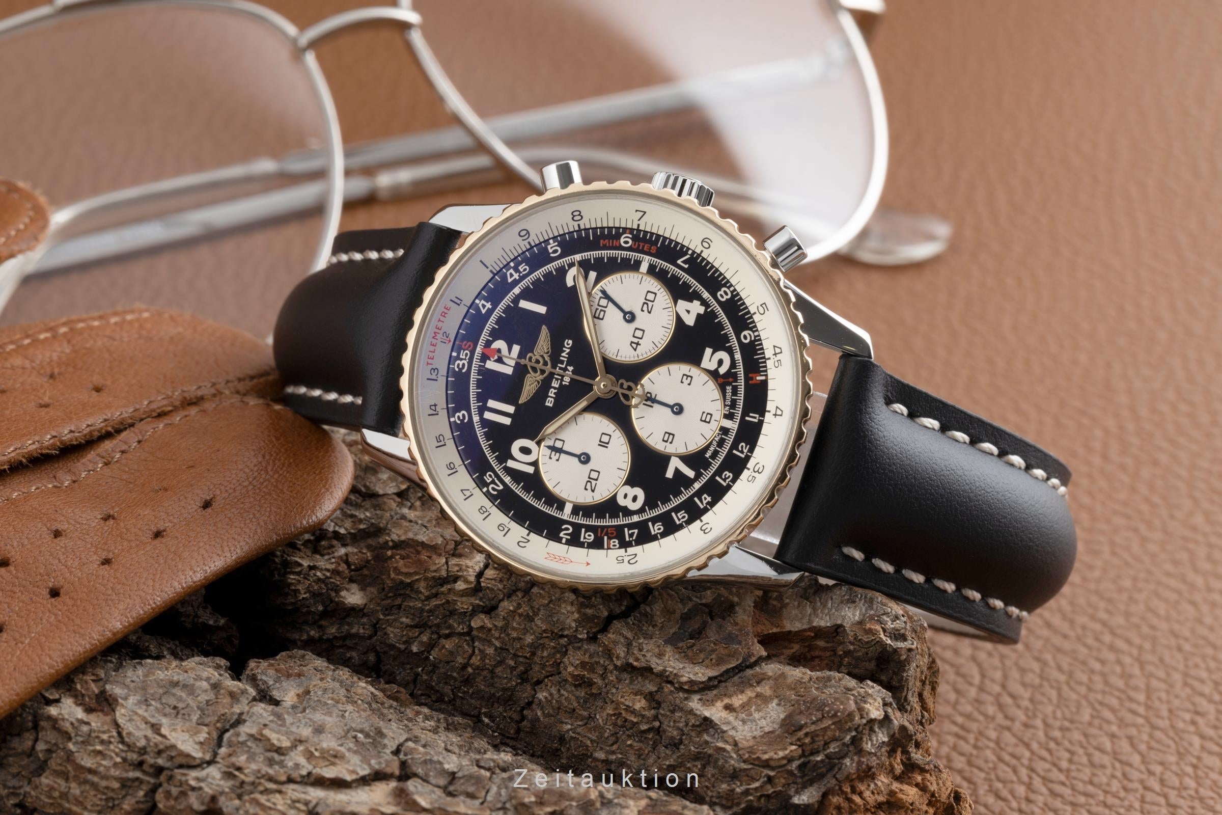 Breitling Navitimer chronograph steel / gold automatic Kal. B30