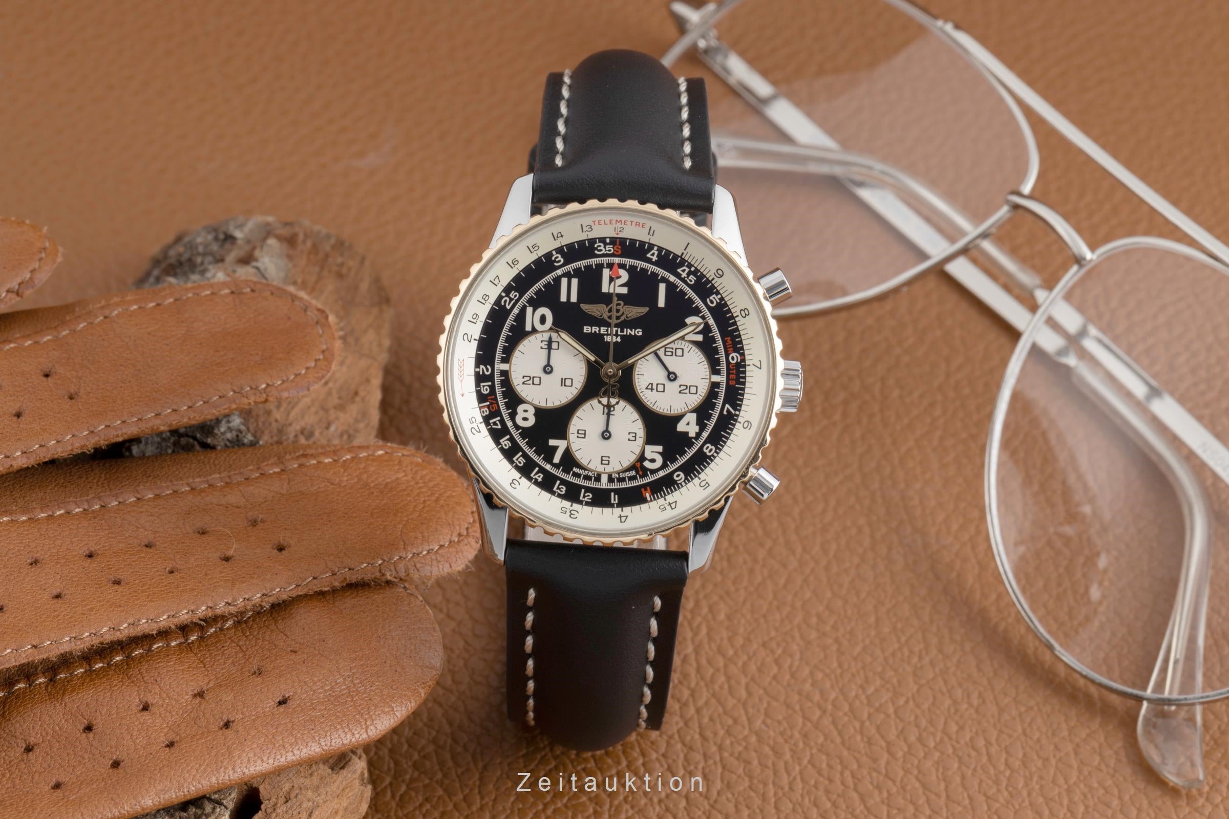 Breitling Navitimer chronograph steel / gold automatic Kal. B30