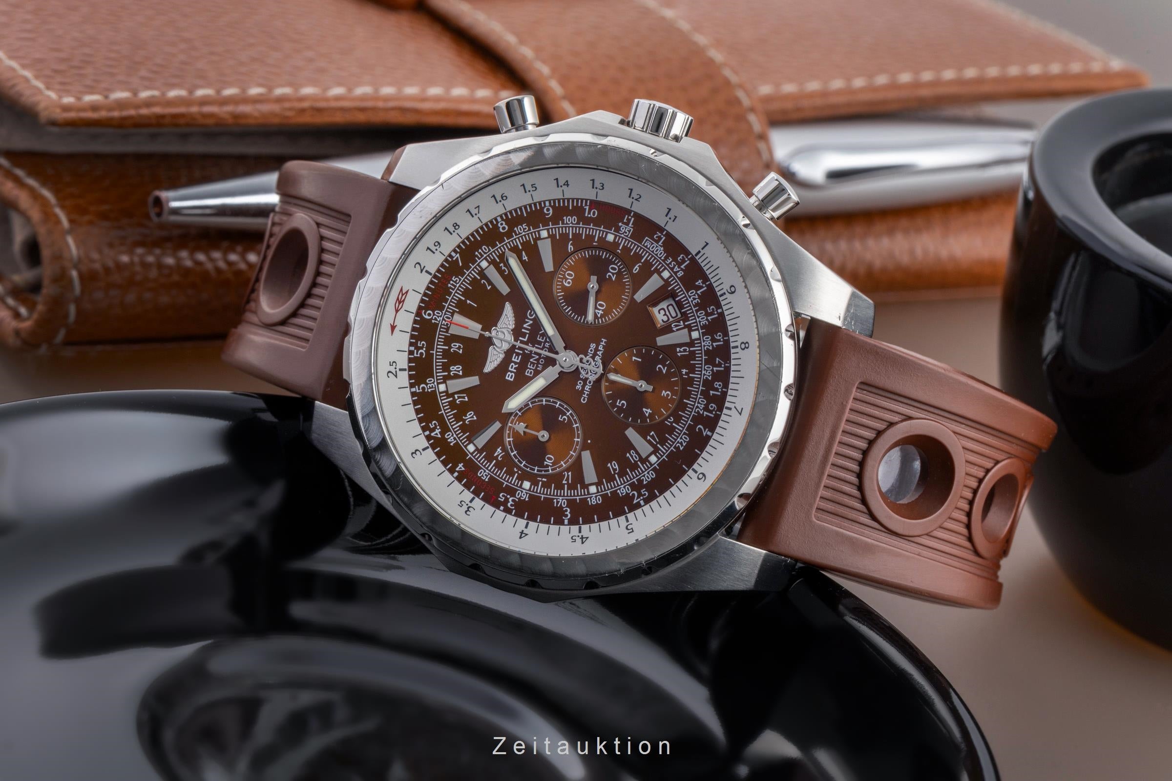 Breitling Bentley Motors chronographe acier automatique montre pour hommes A25363  [2502784]