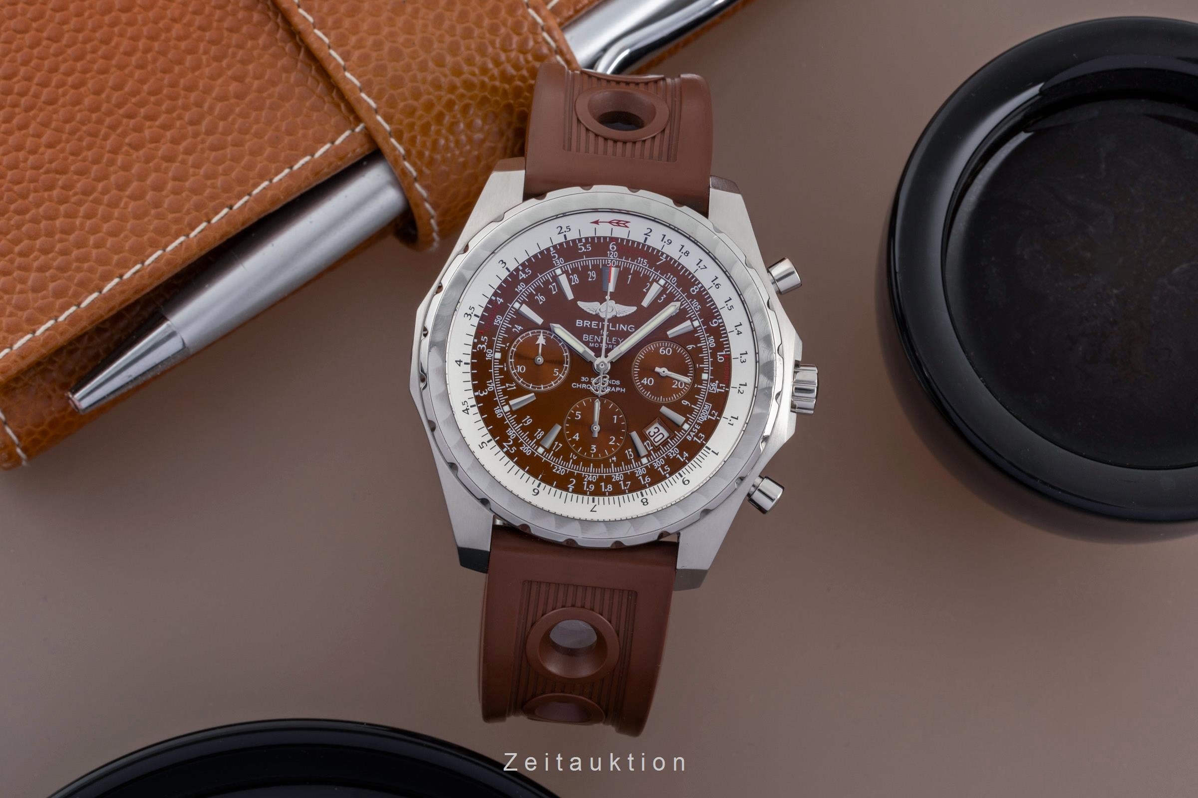 Breitling Bentley Motors chronographe acier automatique montre pour hommes A25363  [2502784]