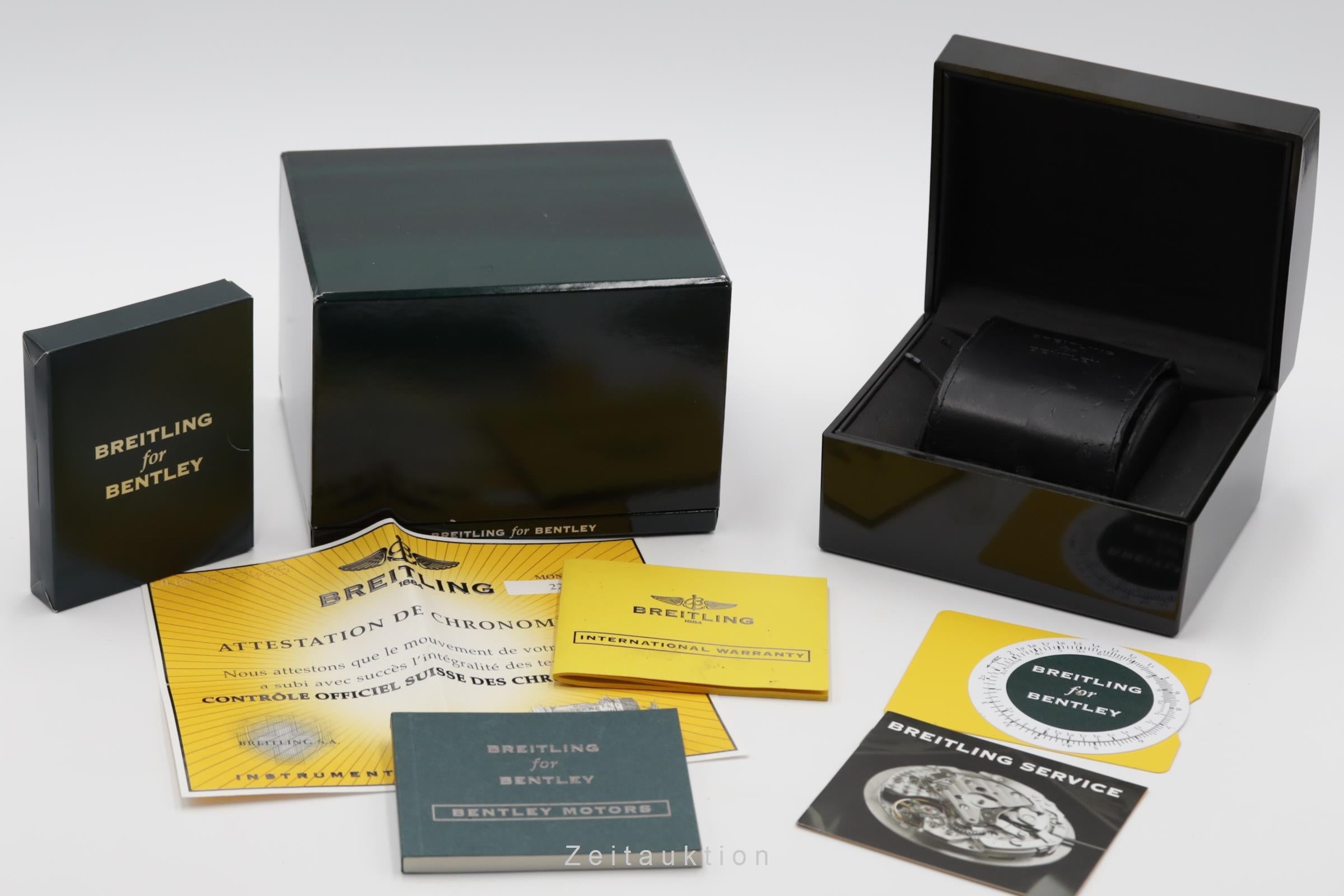 Breitling Bentley Motors chronographe acier automatique montre pour hommes A25363  [2502784]