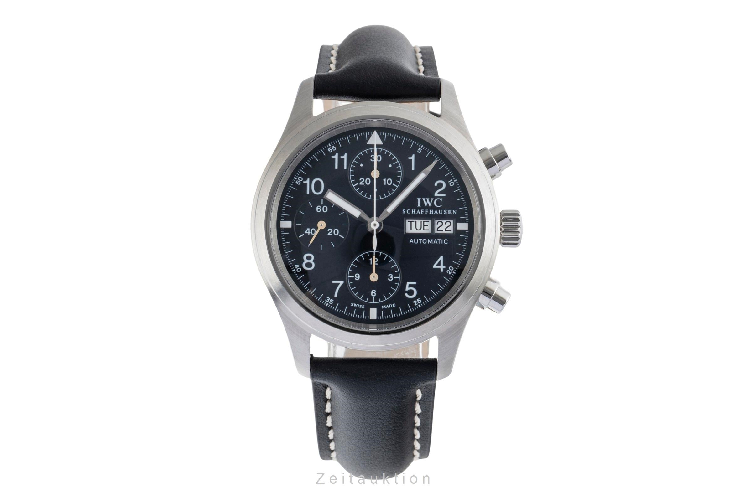 IWC Fliegerchronograph cronografo acciaio automatismo orologio da uomo IW370607  [2502786]
