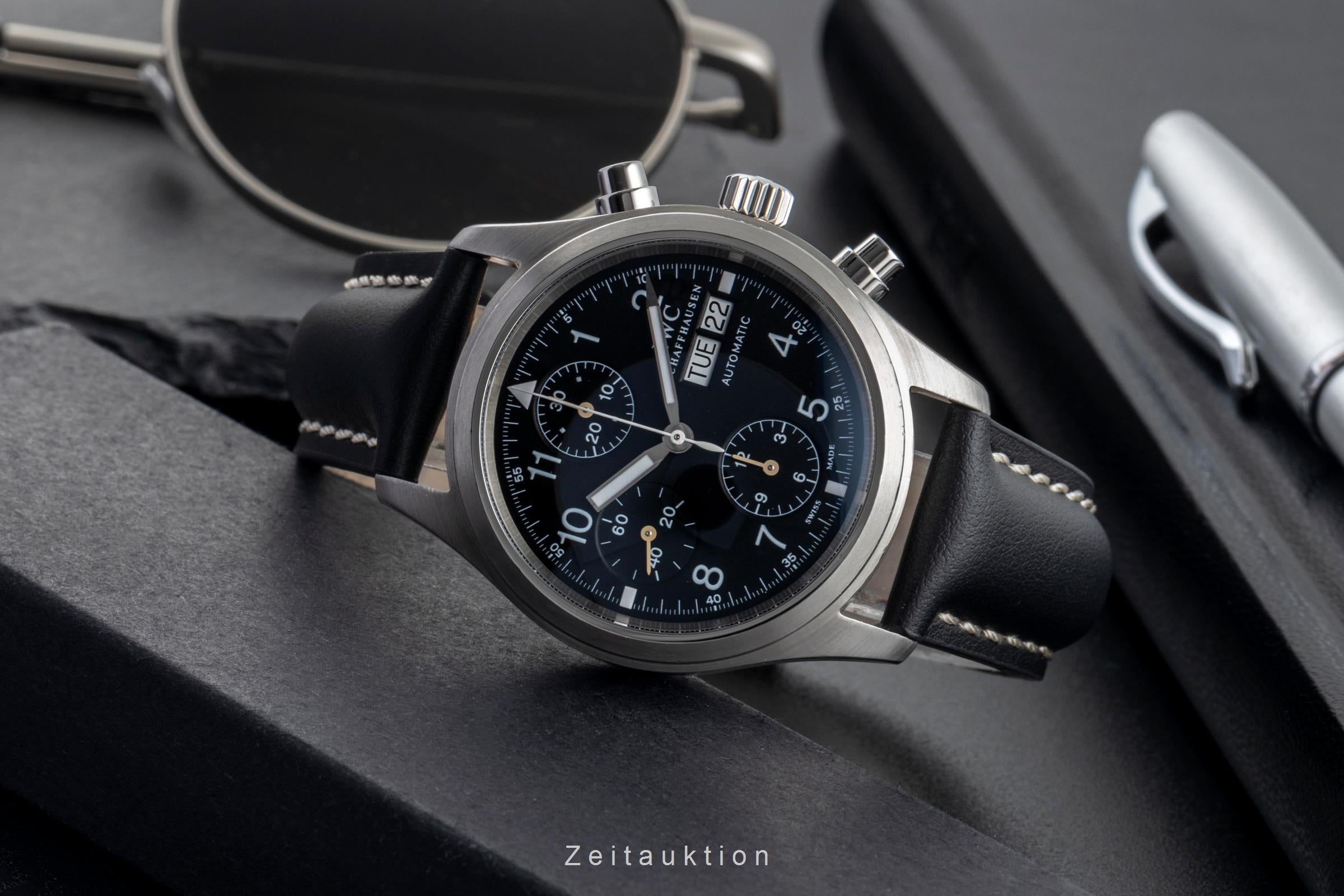 IWC Fliegerchronograph cronografo acciaio automatismo orologio da uomo IW370607  [2502786]