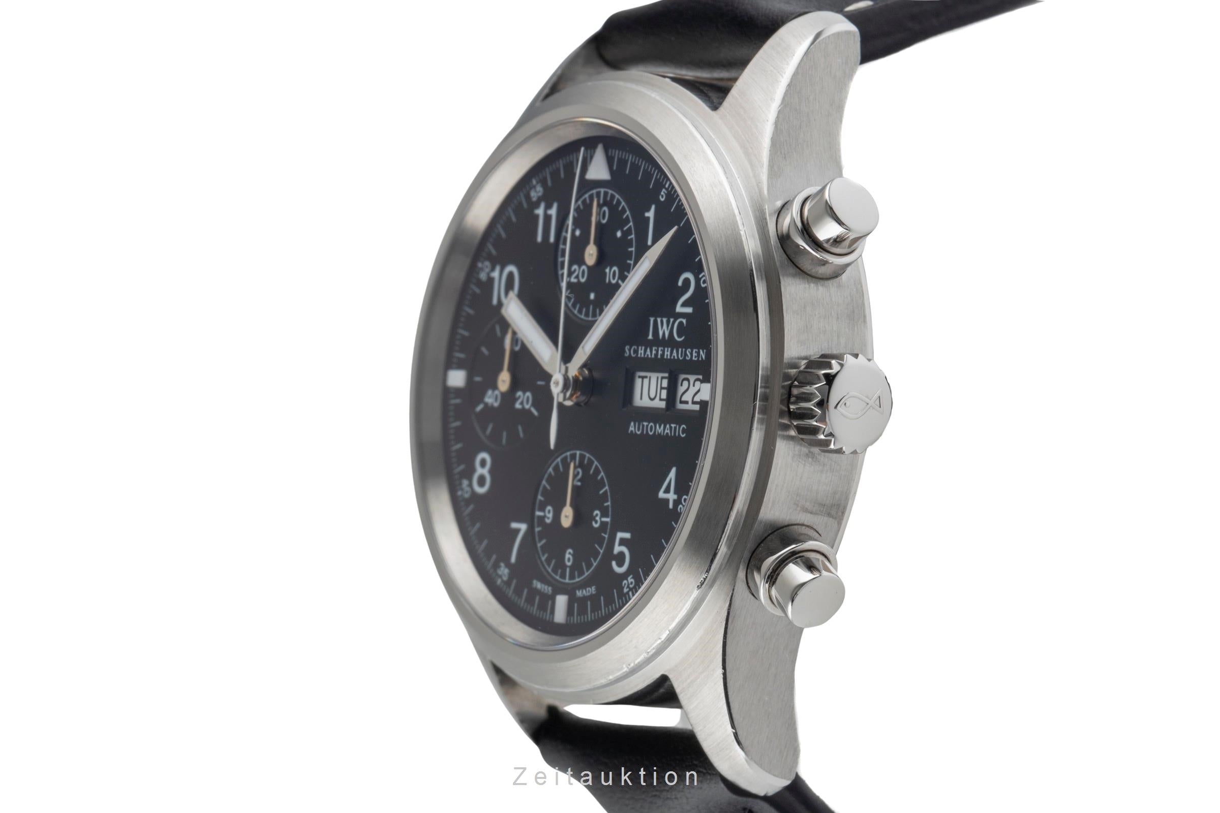 IWC Fliegerchronograph cronografo acciaio automatismo orologio da uomo IW370607  [2502786]