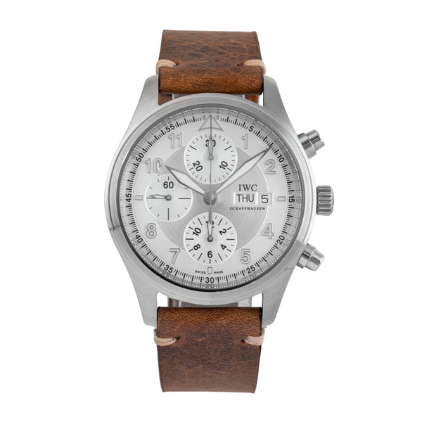 IWC Fliegerchronograph chronograph steel automatic men's watch IW371702 LP: 8300EUR  [2502787]