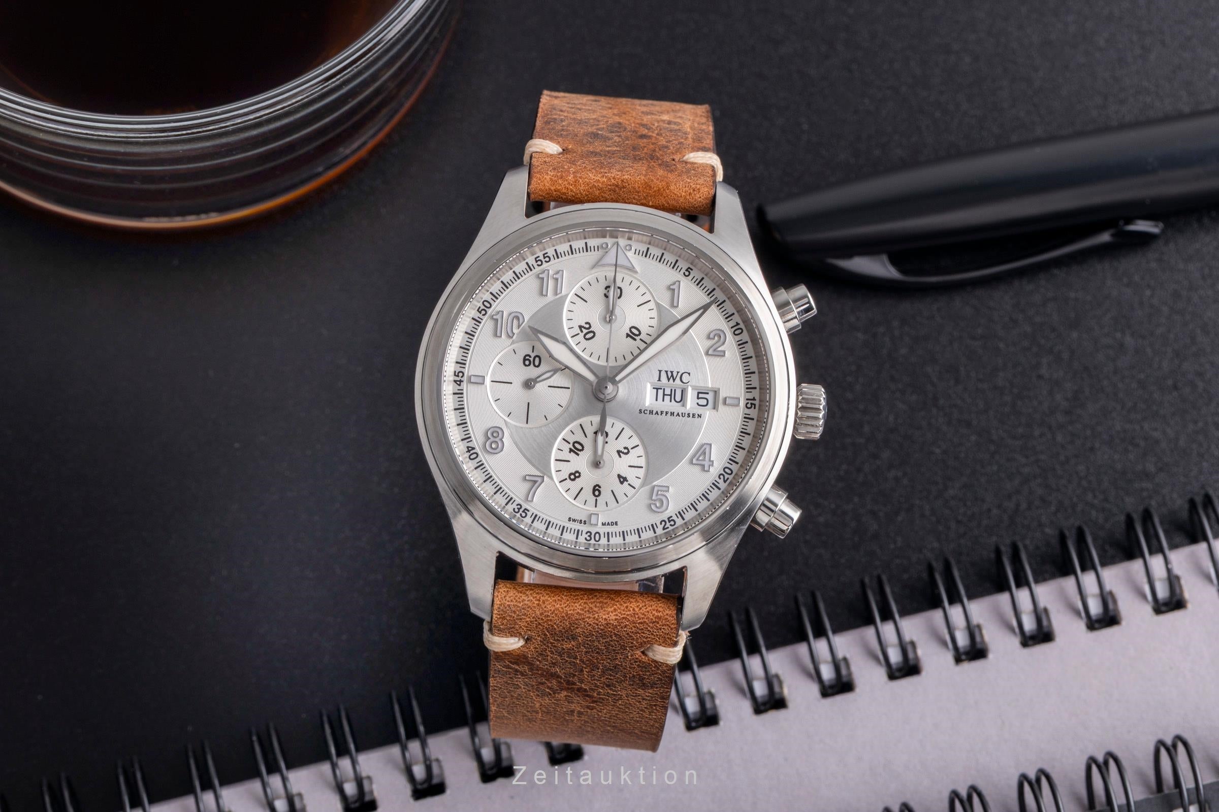 IWC Fliegerchronograph chronograph steel automatic men's watch IW371702 LP: 8300EUR  [2502787]