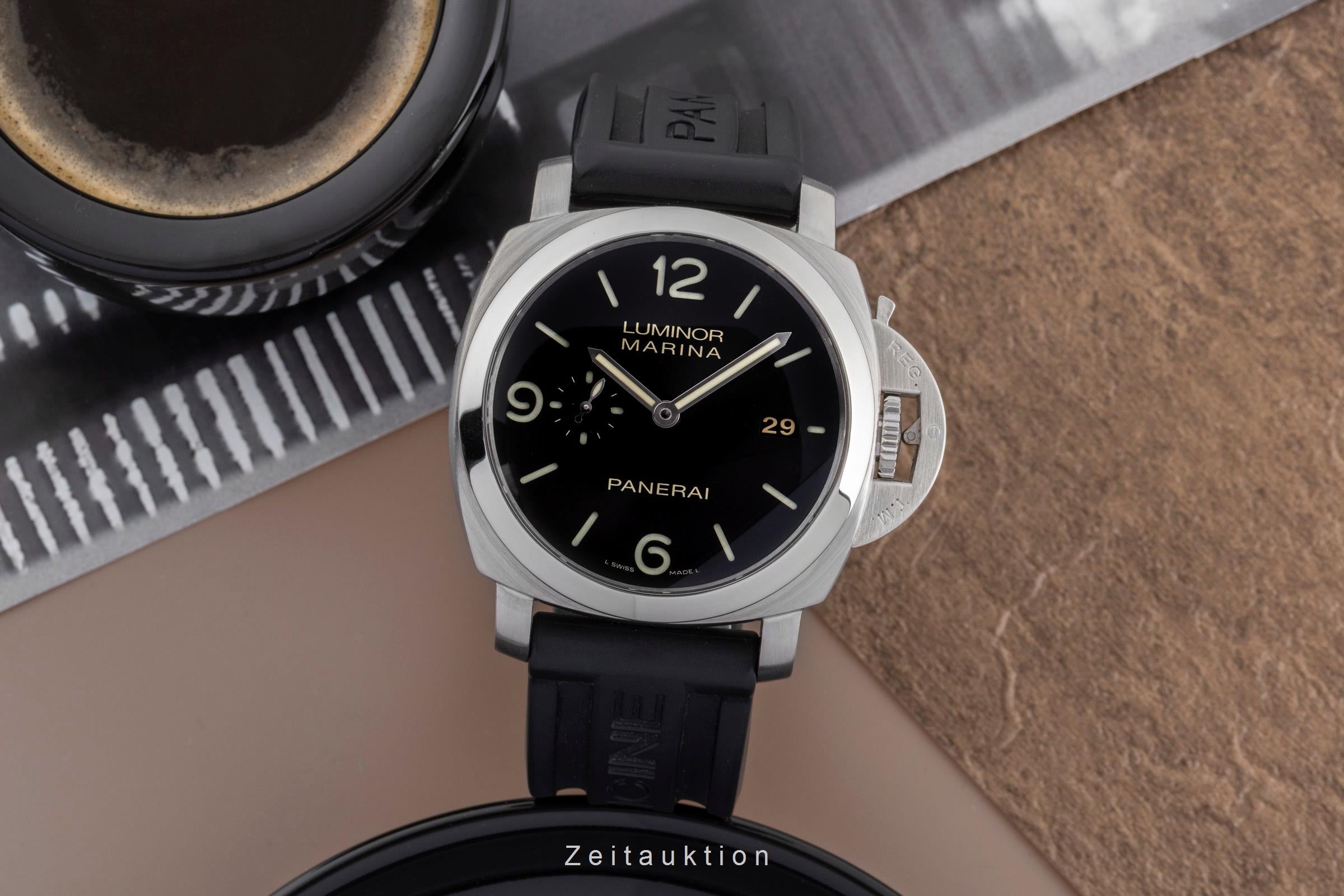 Panerai Luminor Marina acier automatique montre pour hommes PAM00328  [2502788]