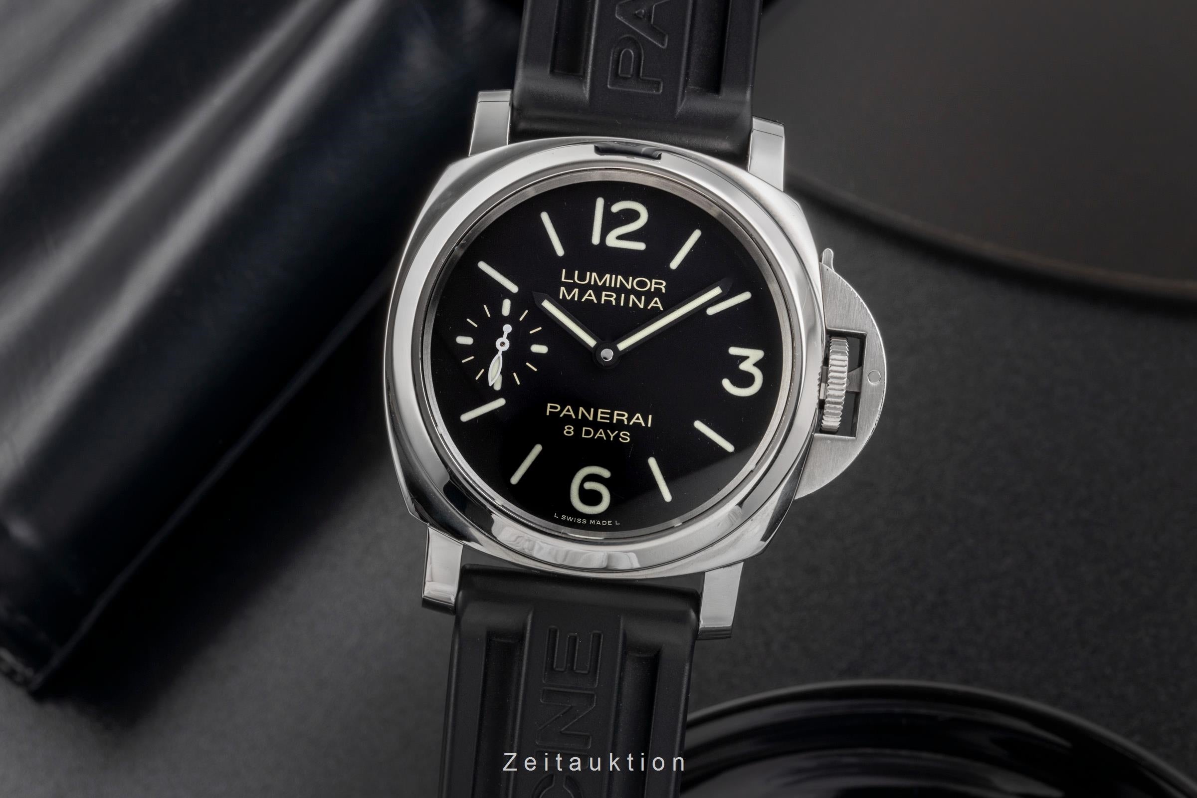 Panerai Luminor Marina acciaio carica manuale orologio da uomo PAM00510  [2502790]