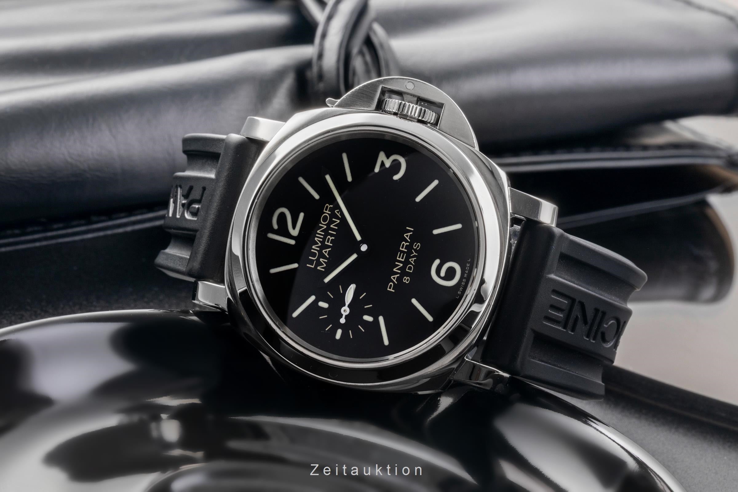 Panerai Luminor Marina acciaio carica manuale orologio da uomo PAM00510  [2502790]
