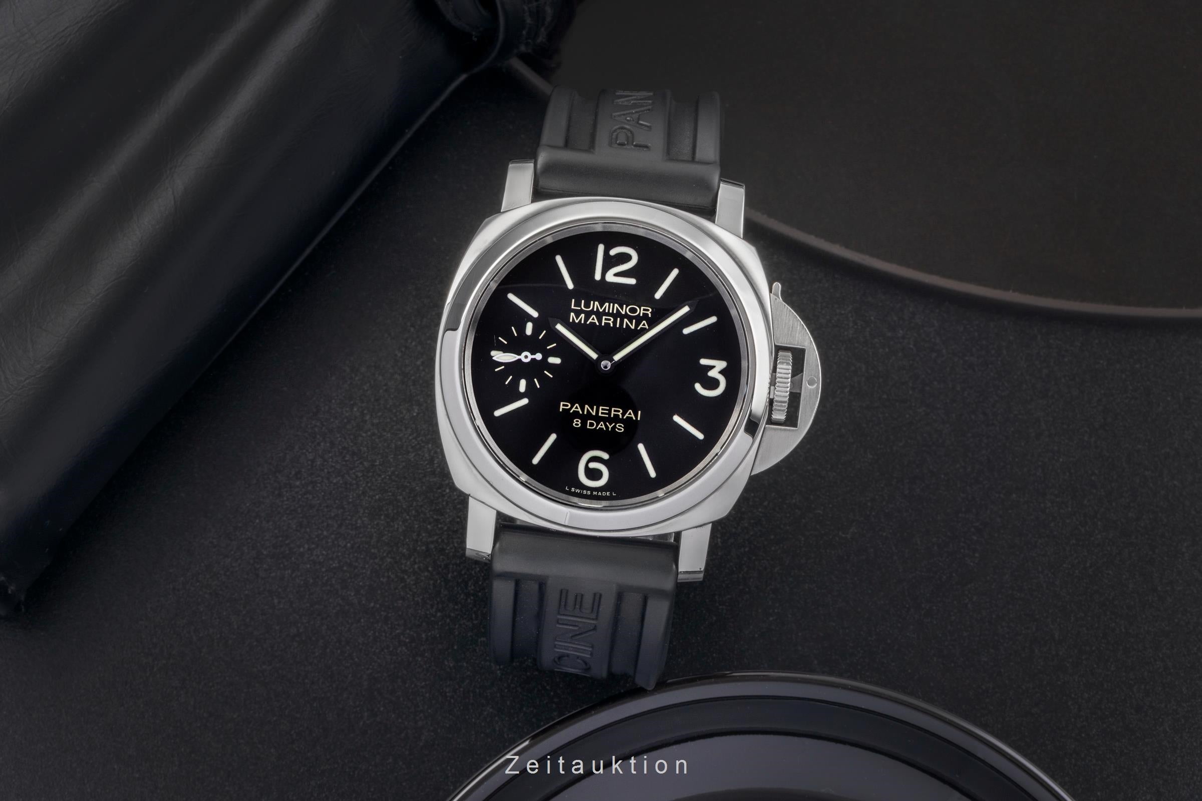 Panerai Luminor Marina acciaio carica manuale orologio da uomo PAM00510  [2502790]