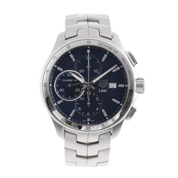Tag Heuer Link chronographe acier automatique montre pour hommes CAT2010  [2502792]