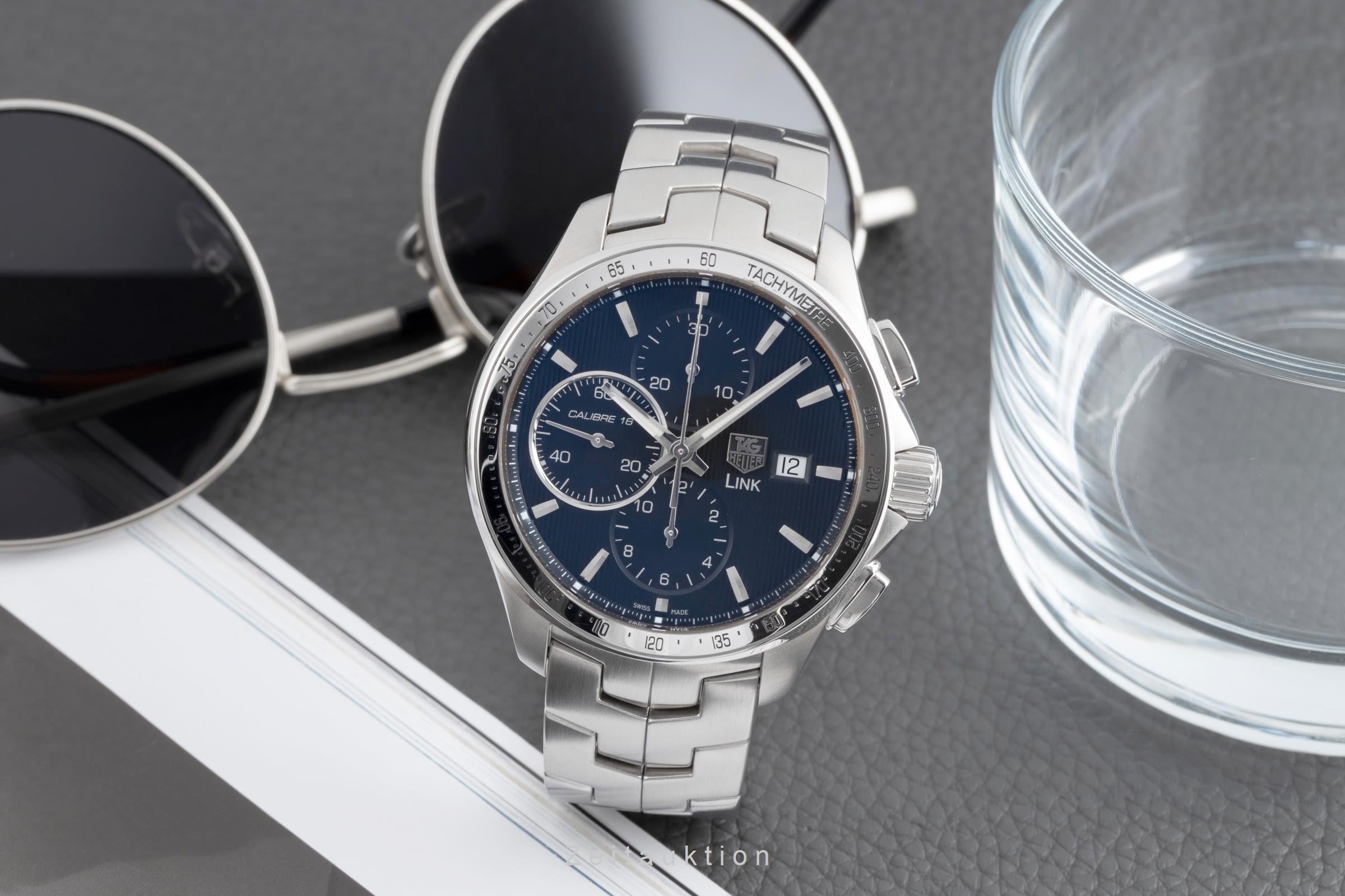 Tag Heuer Link chronographe acier automatique montre pour hommes CAT2010  [2502792]