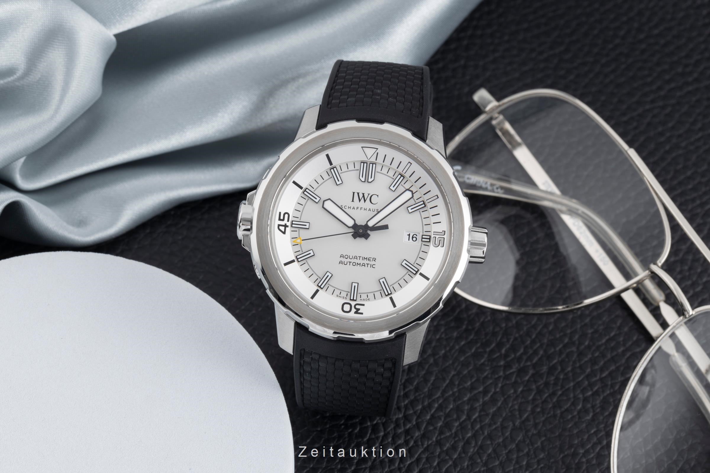 IWC Aquatimer acier automatique montre pour hommes IW329003 LP: 6500EUR  [2502794]