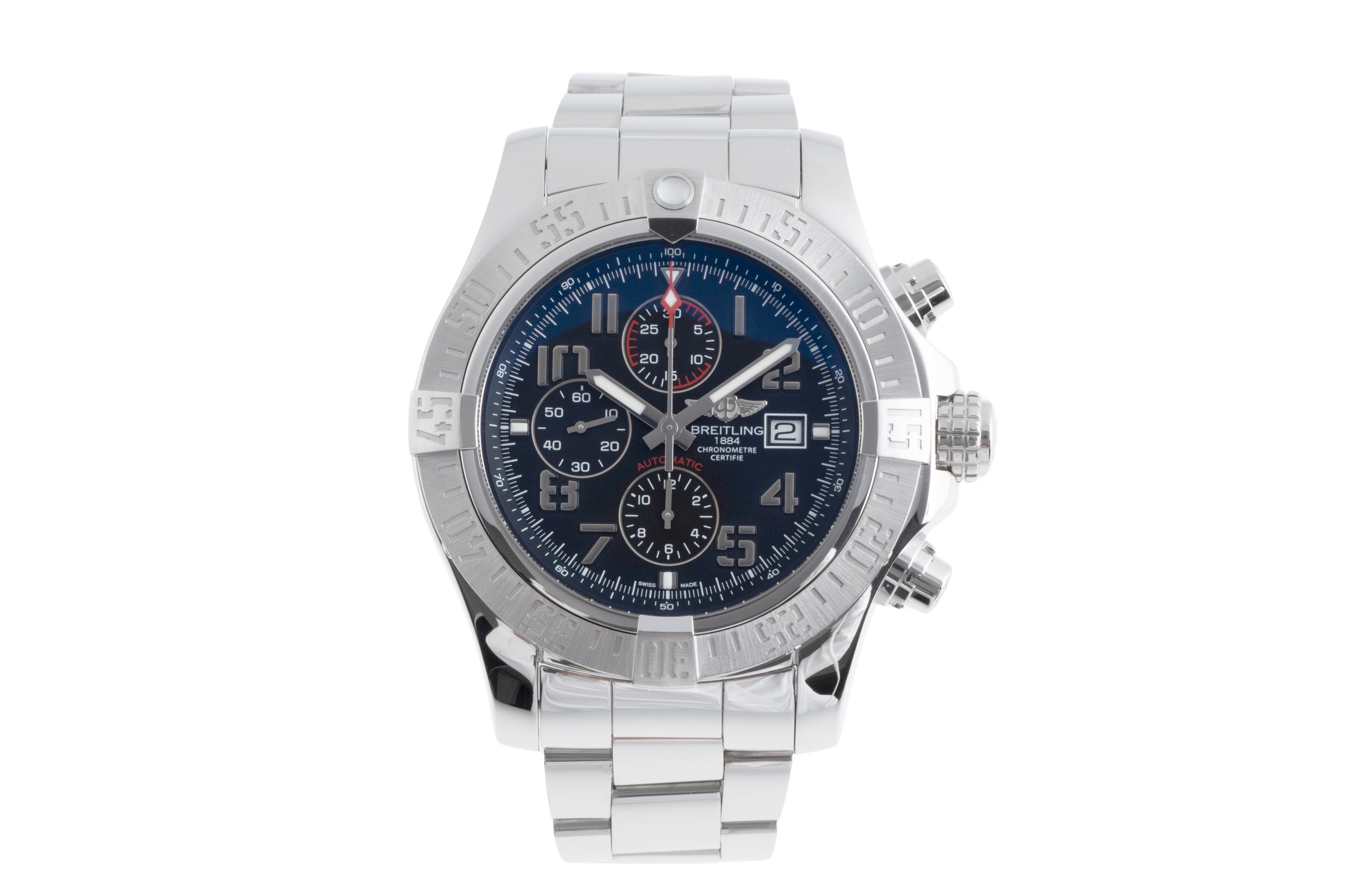 Breitling Super Avenger II cronógrafo acero automático reloj para caballeros A1337111/BC28  [2502795]