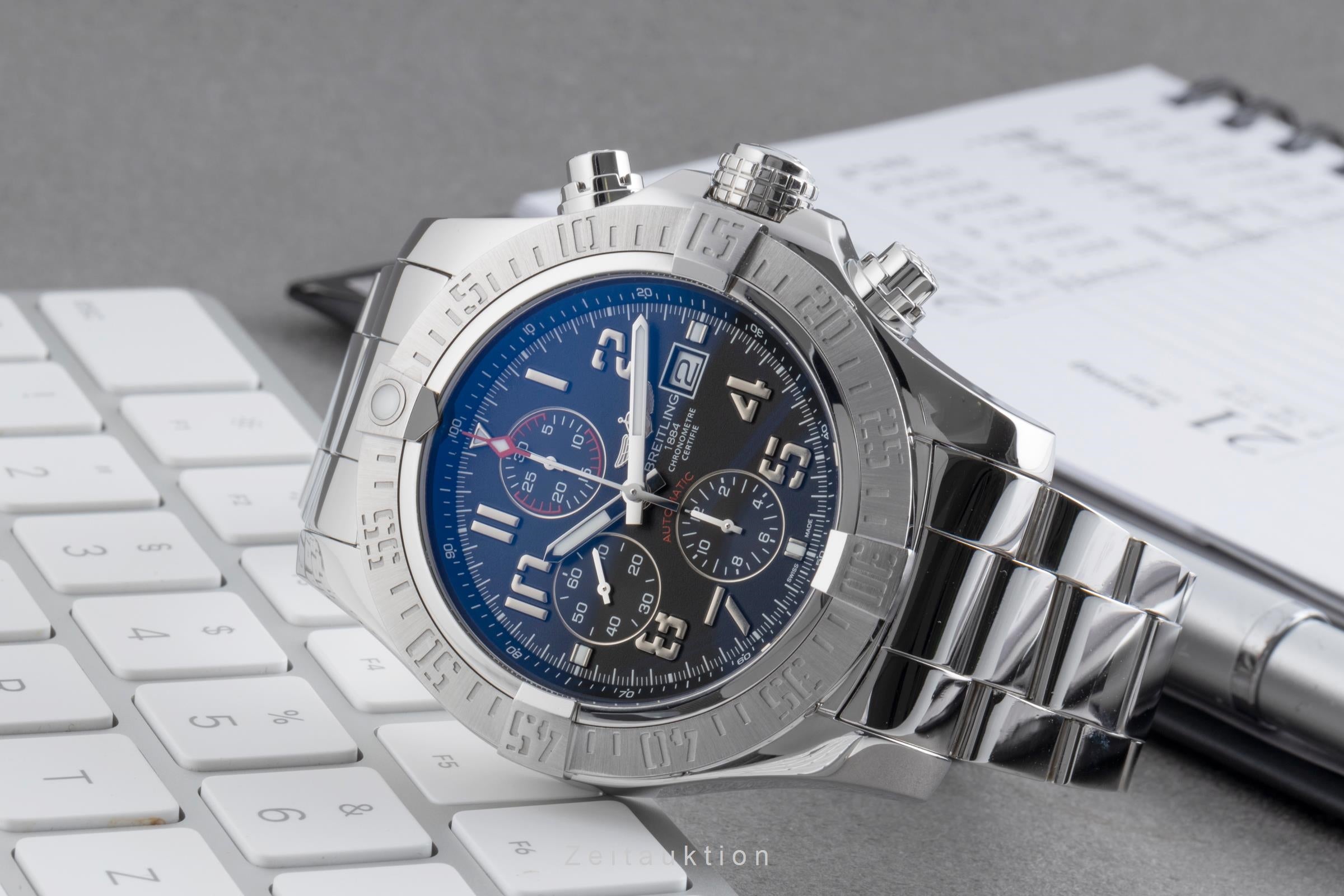 Breitling Super Avenger II cronografo acciaio automatismo orologio da uomo A1337111/BC28  [2502795]
