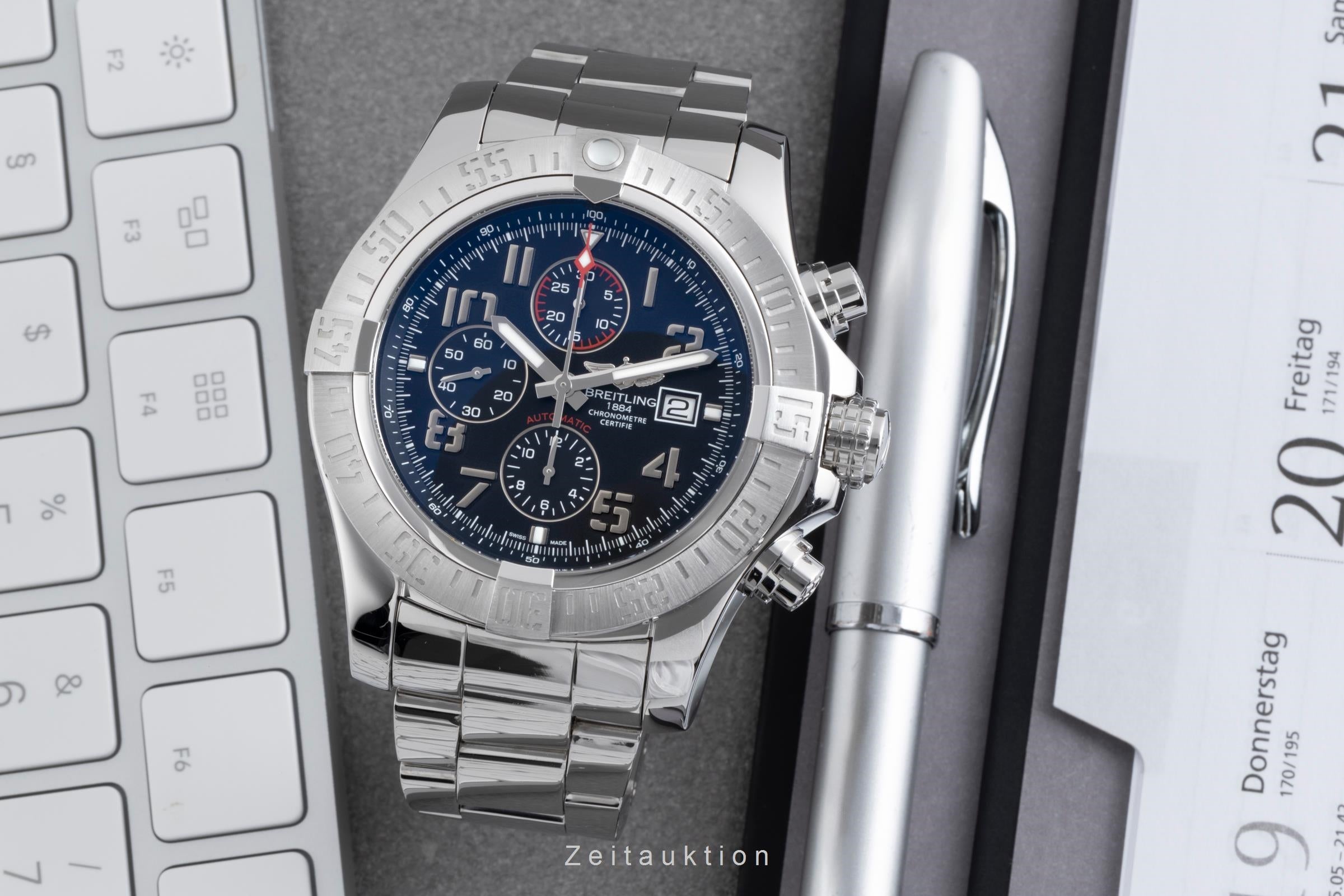 Breitling Super Avenger II cronografo acciaio automatismo orologio da uomo A1337111/BC28  [2502795]