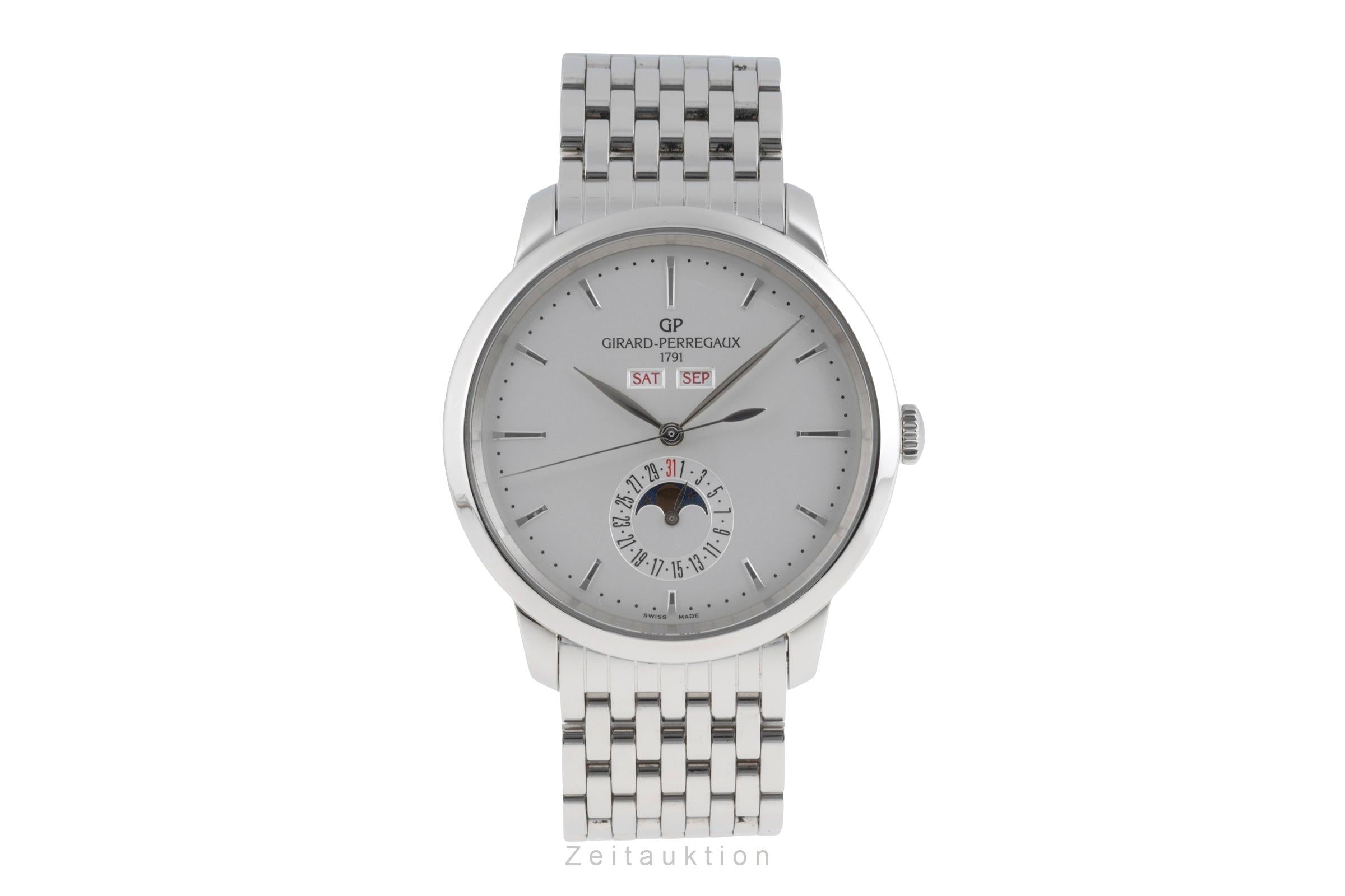 Girard Perregaux 1966 acier automatique montre pour hommes 49535-11-131-11A LP: 14400EUR  [2502799]