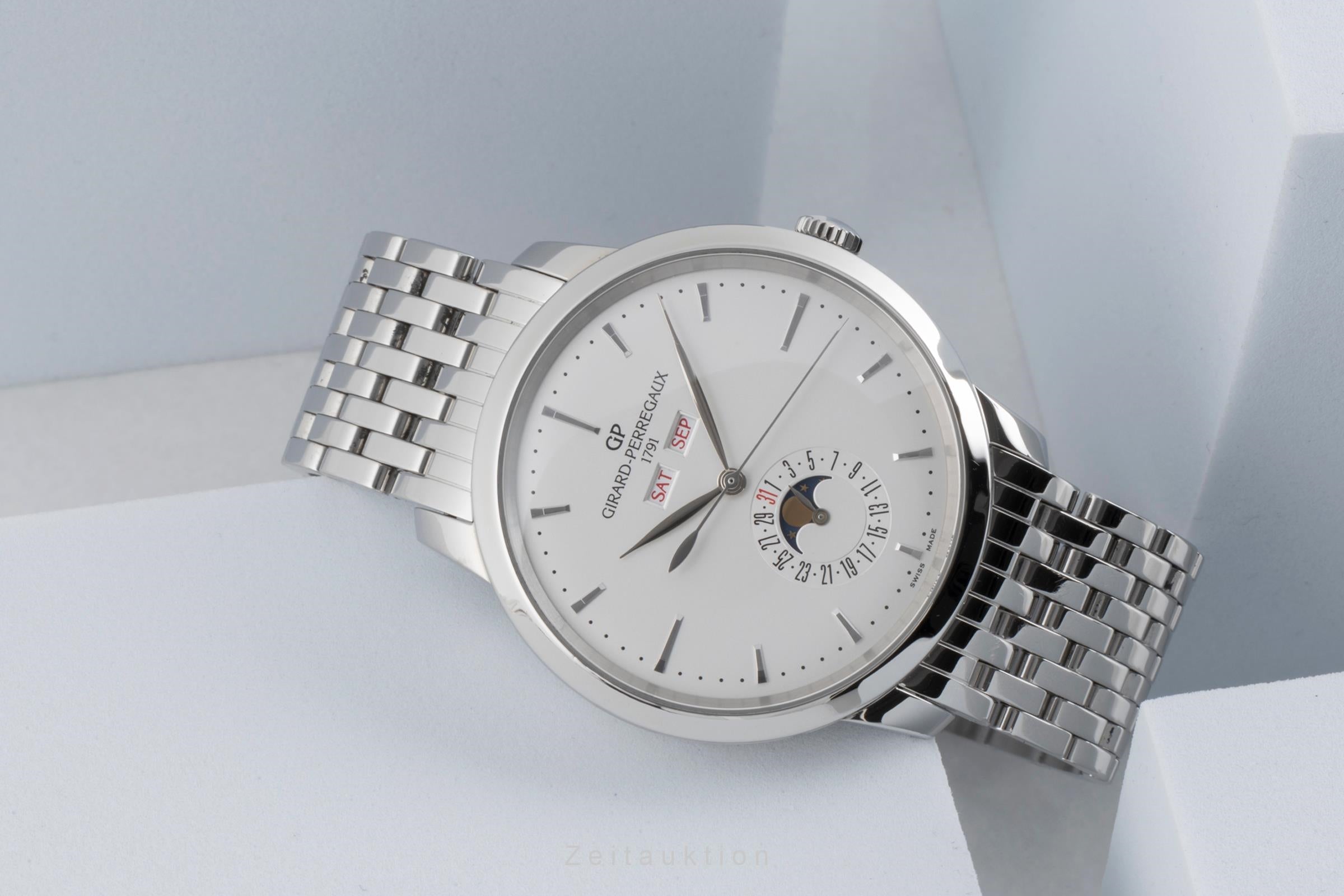 Girard Perregaux 1966 acier automatique montre pour hommes 49535-11-131-11A LP: 14400EUR  [2502799]