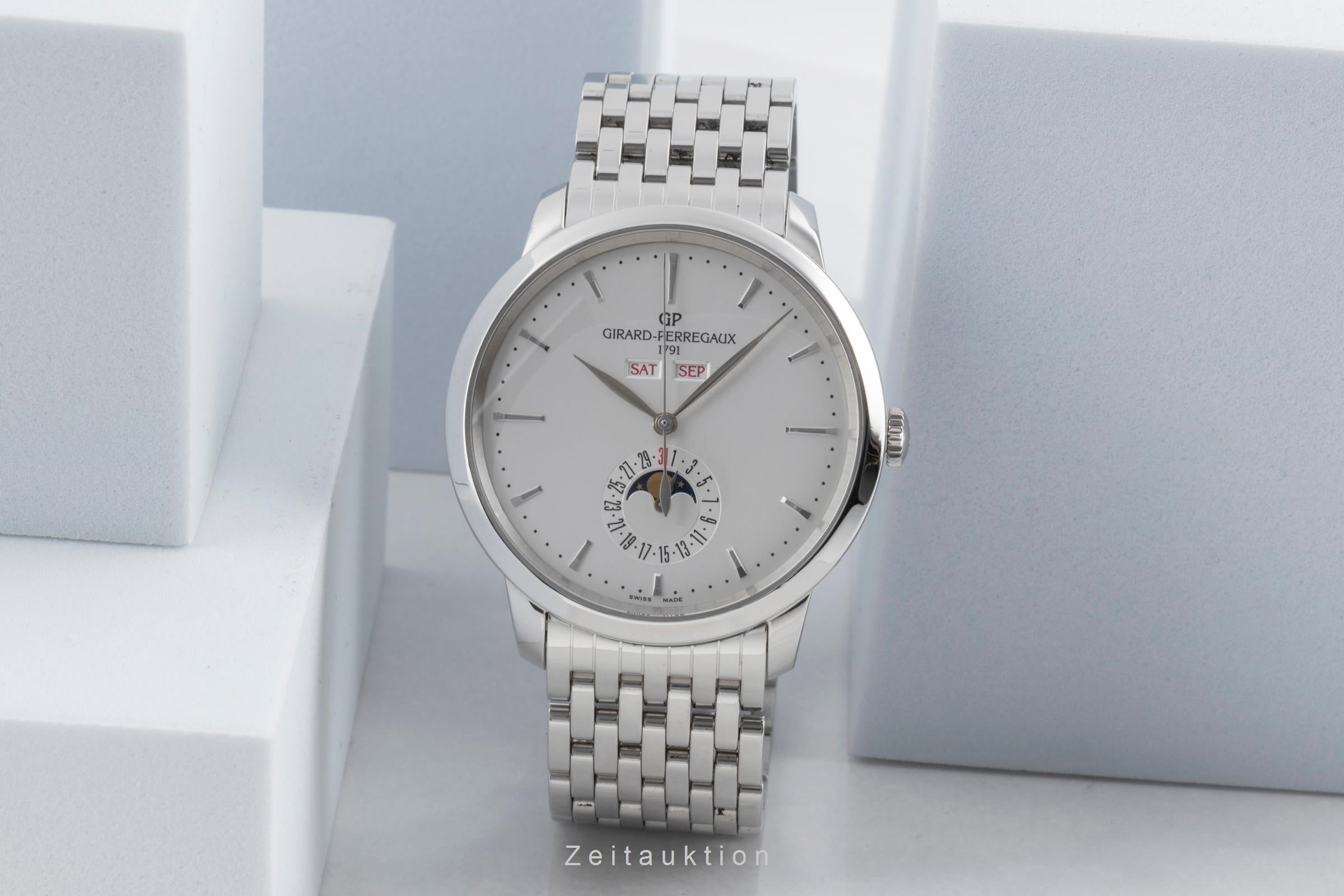 Girard Perregaux 1966 acier automatique montre pour hommes 49535-11-131-11A LP: 14400EUR  [2502799]